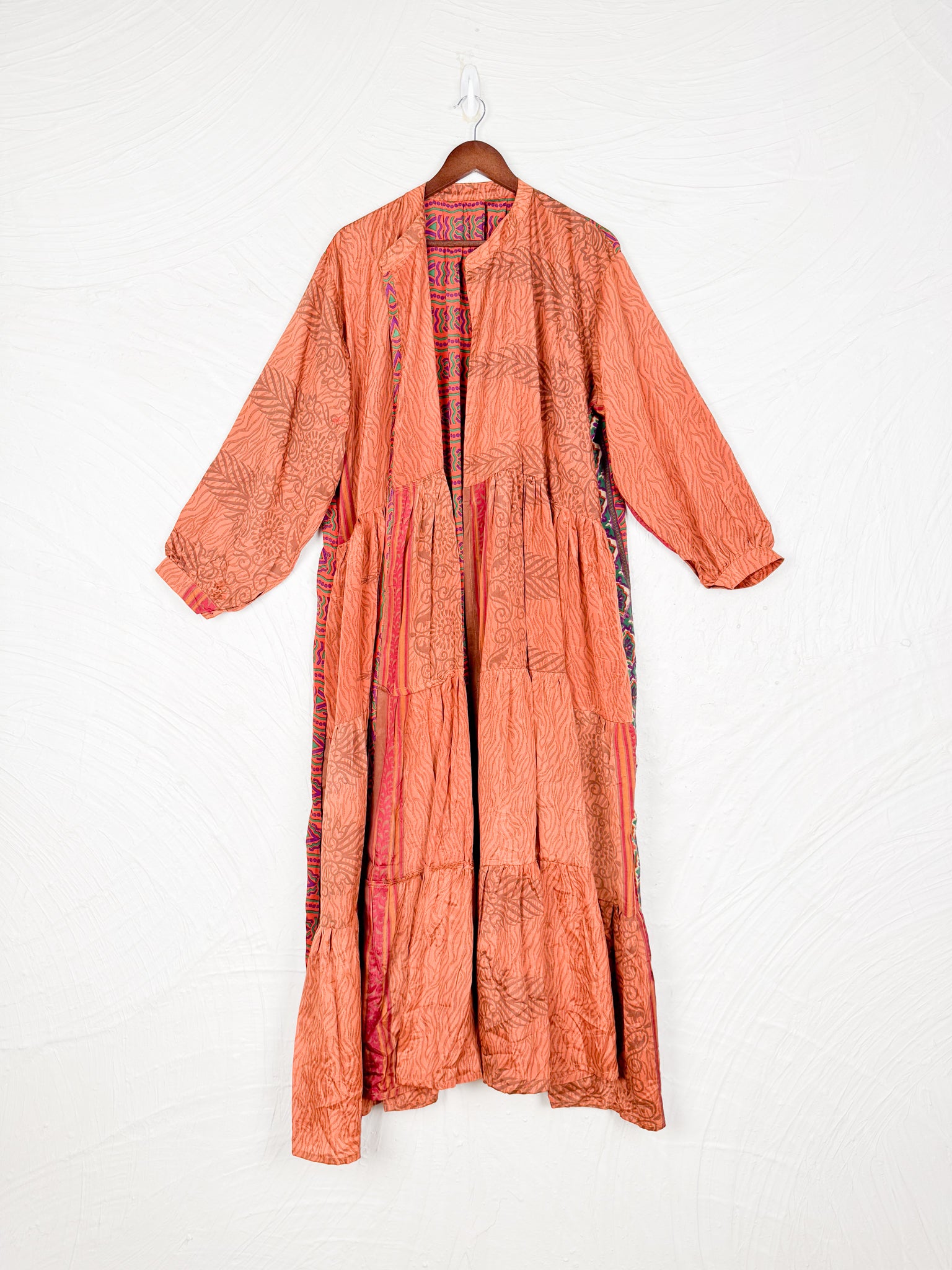 Maxi silk dress - Love Protect Sustain