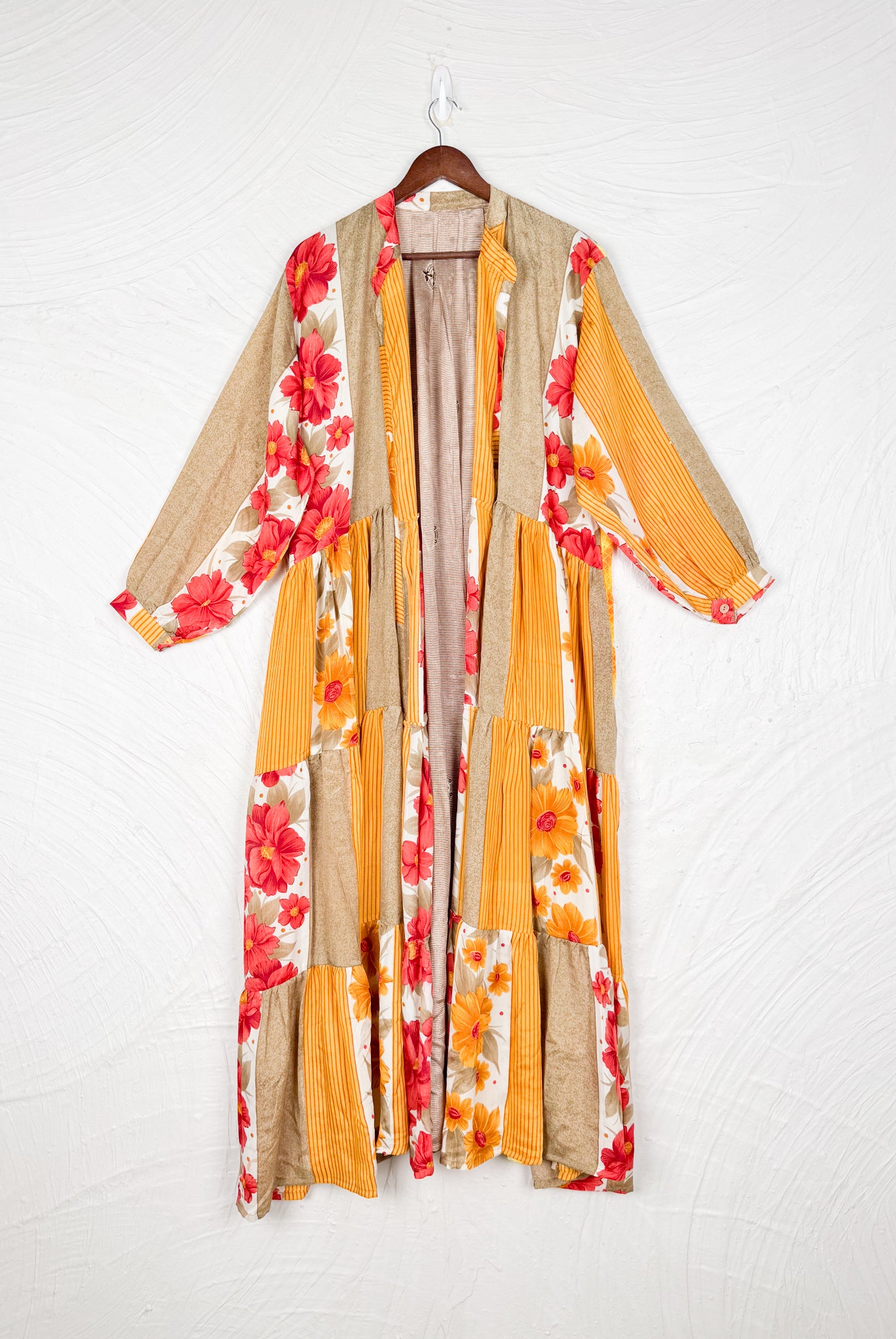 Maxi silk dress - Love Protect Sustain