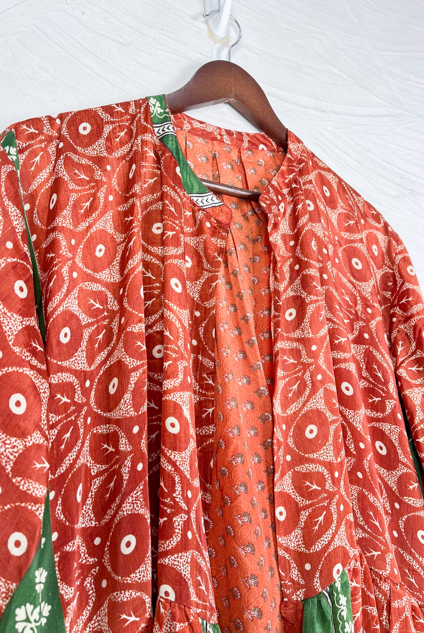 Maxi silk dress - Love Protect Sustain