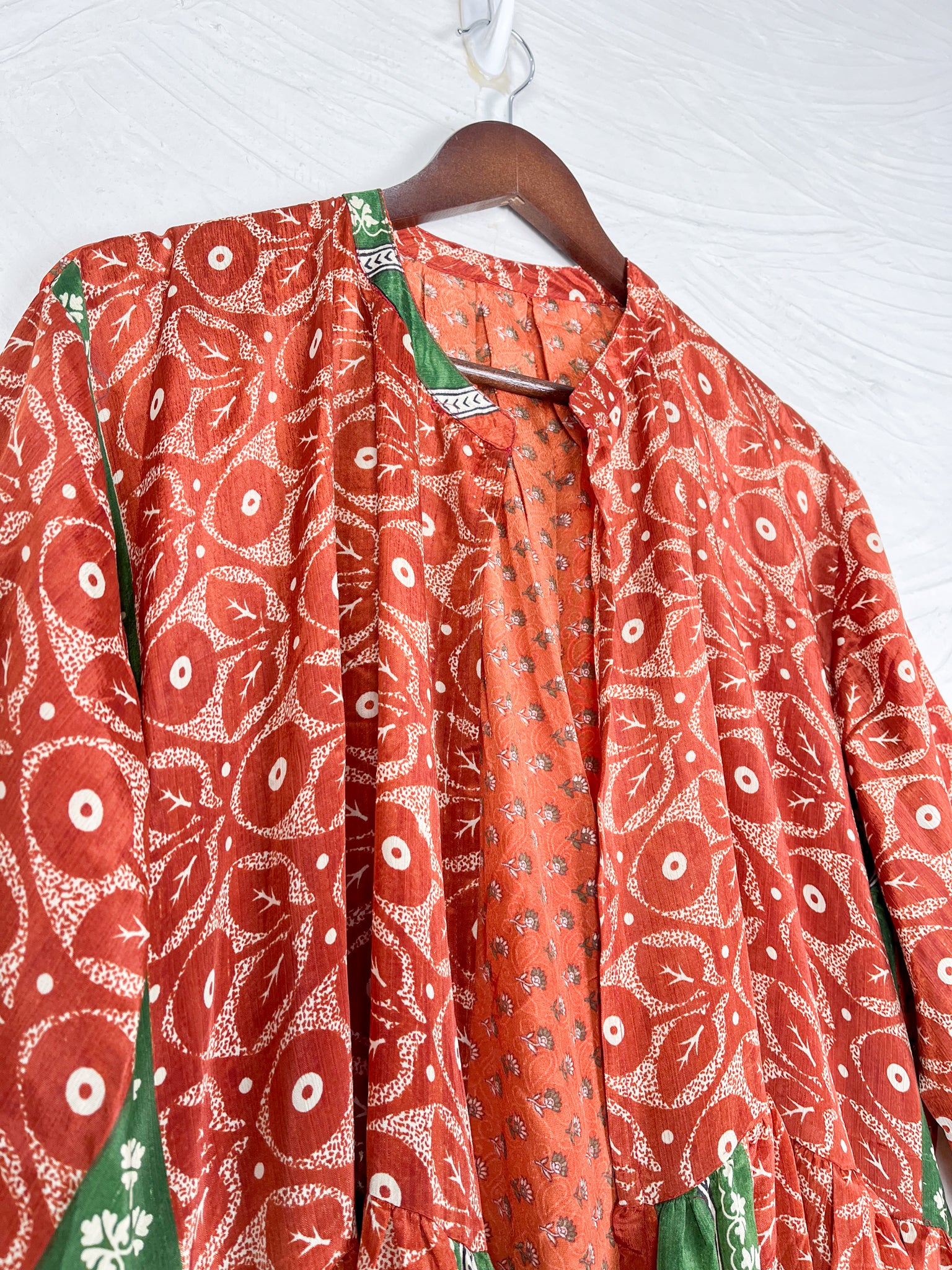 Maxi silk dress - Love Protect Sustain