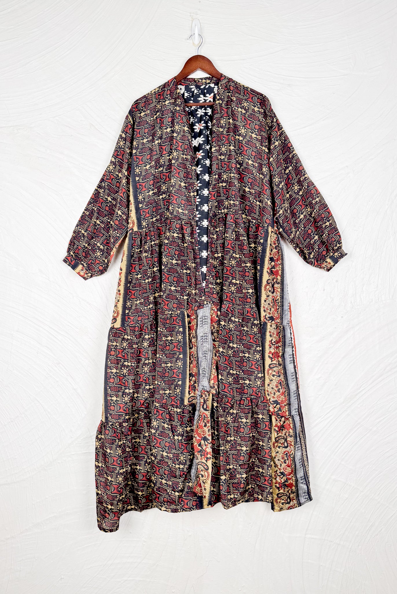 Maxi silk dress - Love Protect Sustain