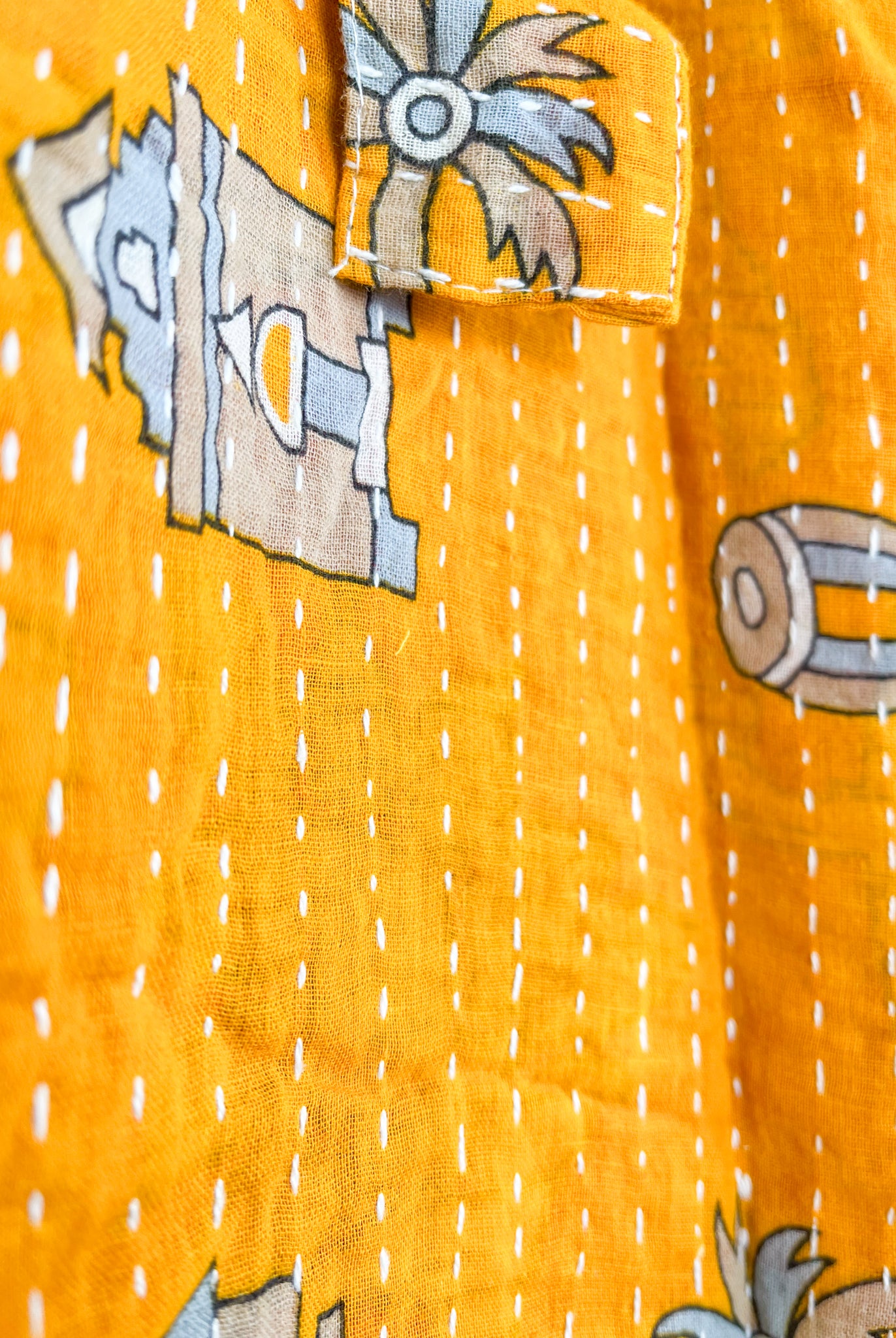 Medium Size Kantha Pants - Love Protect Sustain