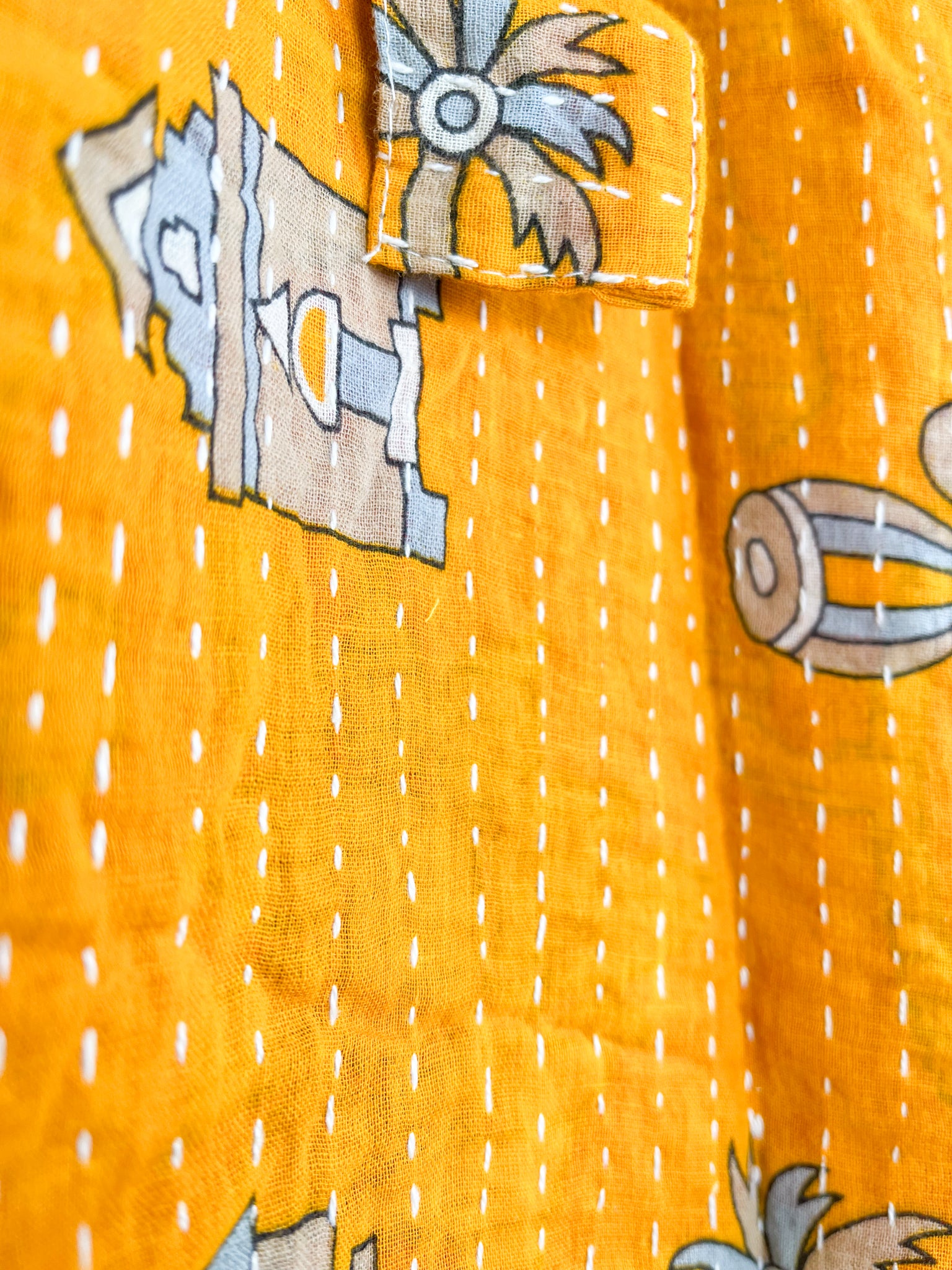 Medium Size Kantha Pants - Love Protect Sustain