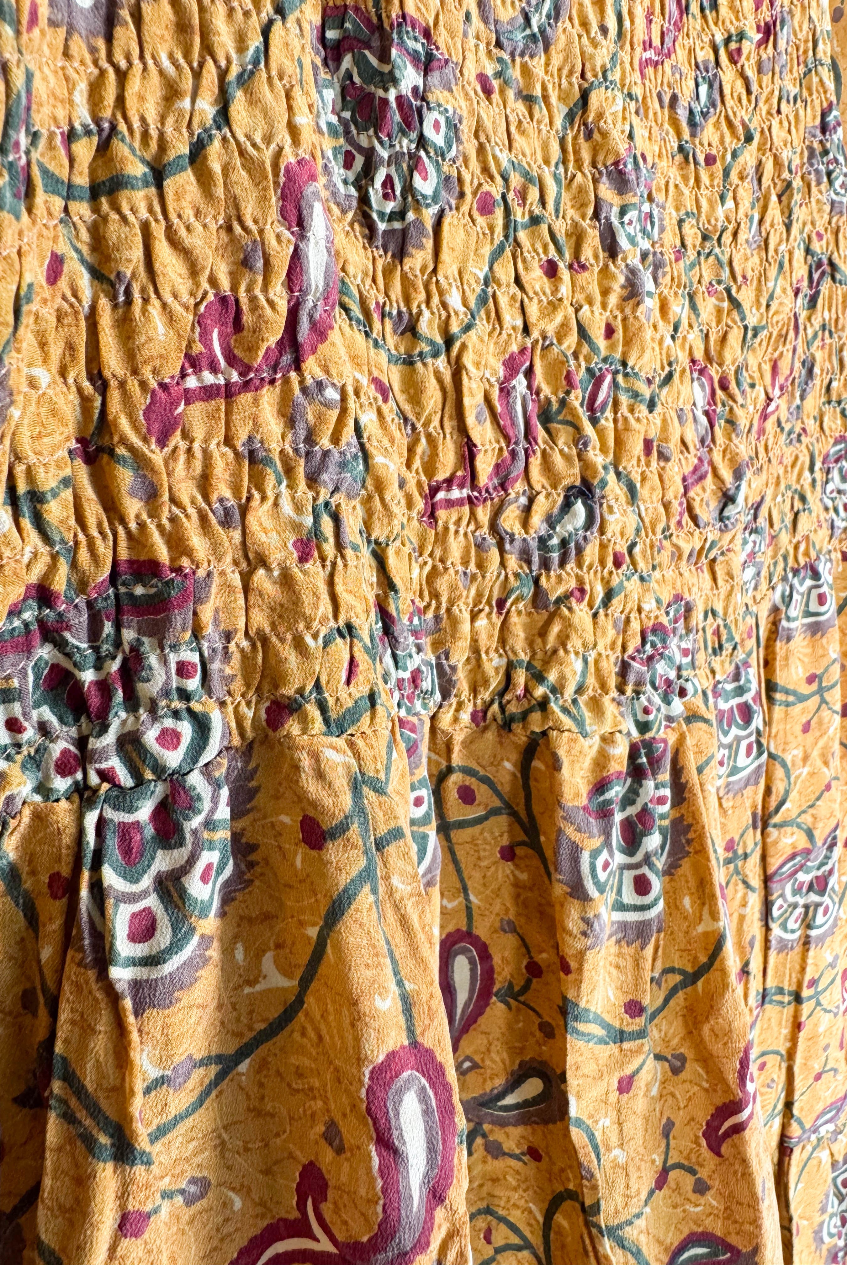 Mid Length Silk Dress - Love Protect Sustain