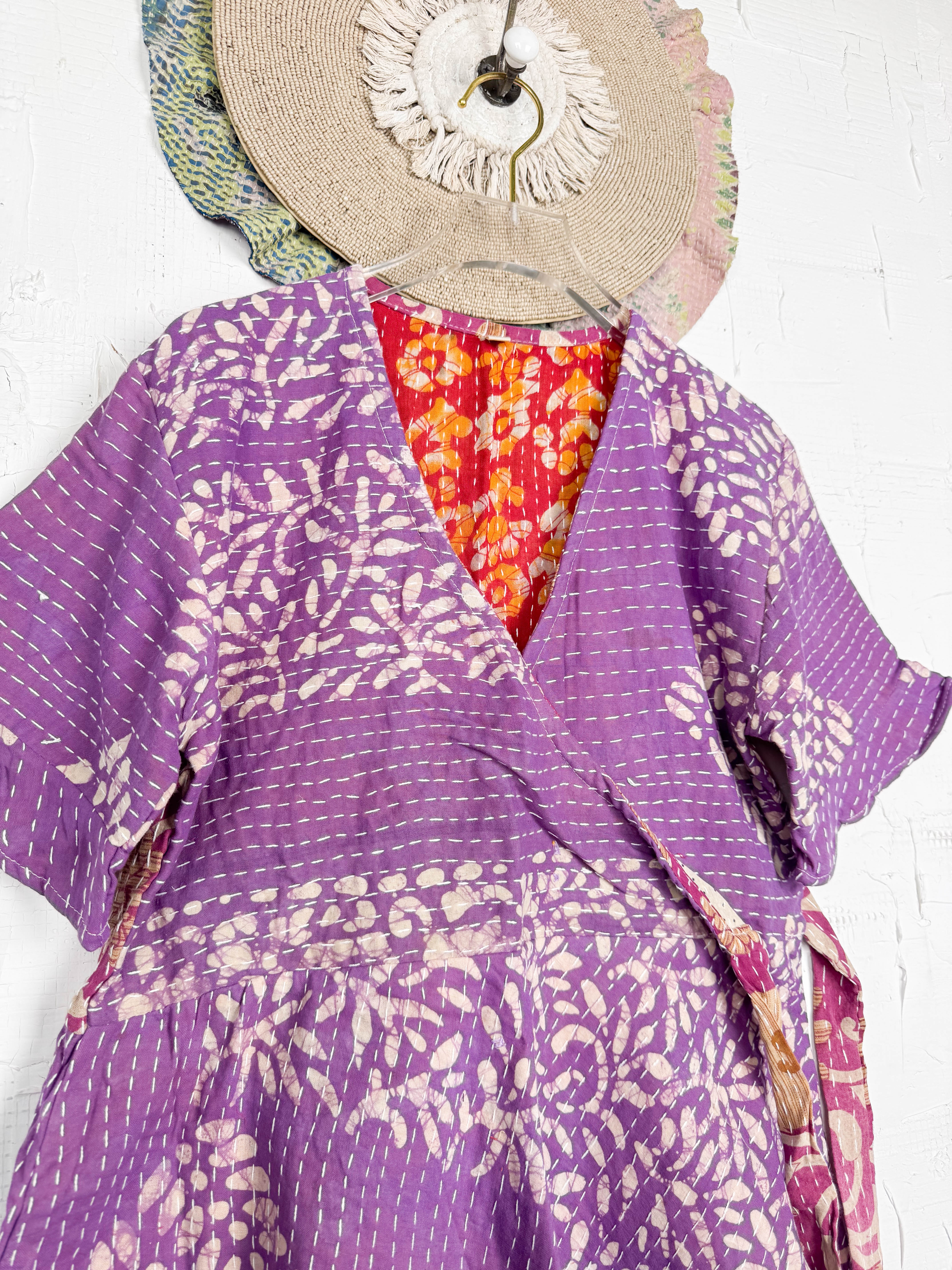 Midi wrap dress - Love Protect Sustain