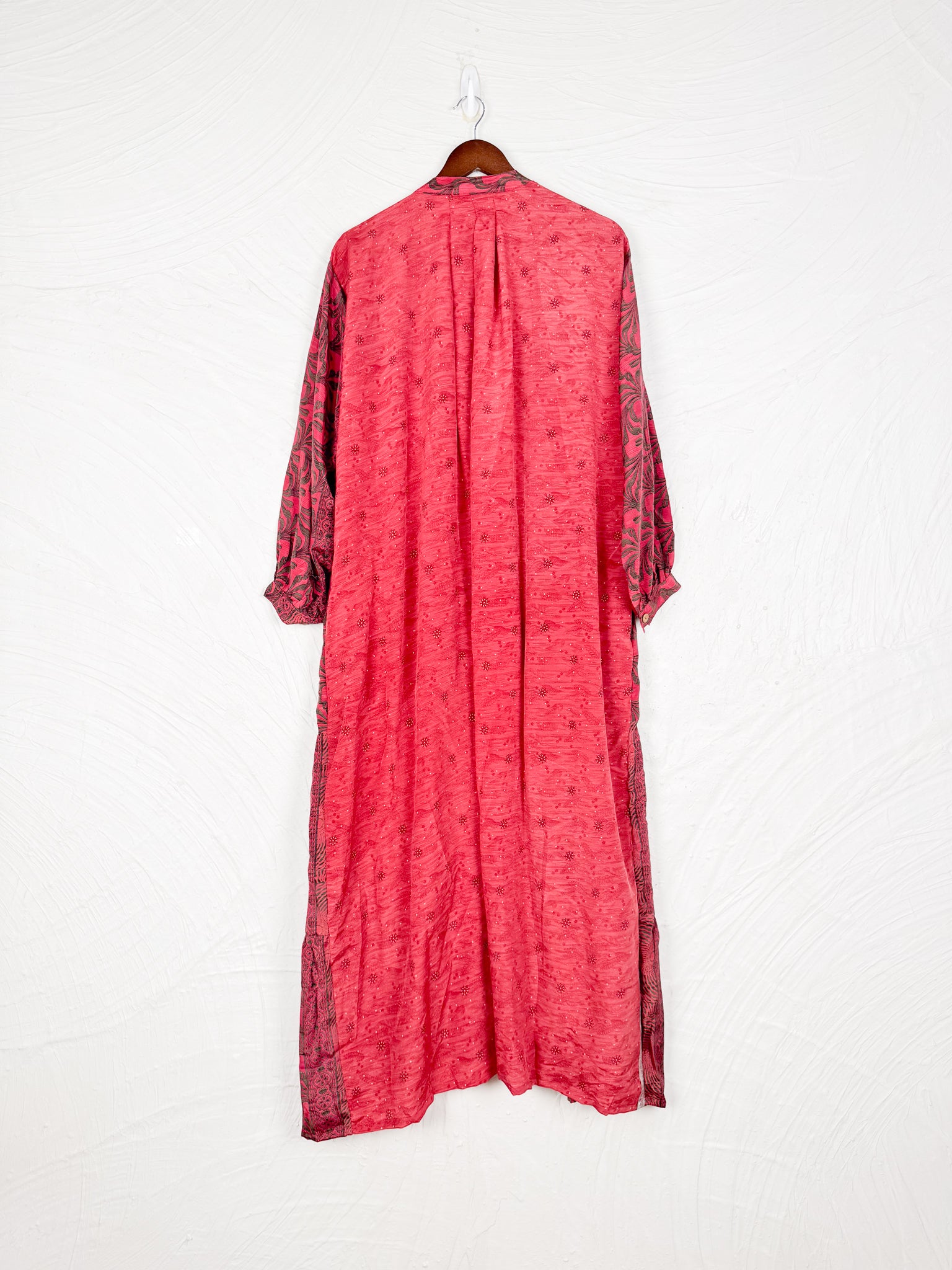 Modest silk dress - Love Protect Sustain