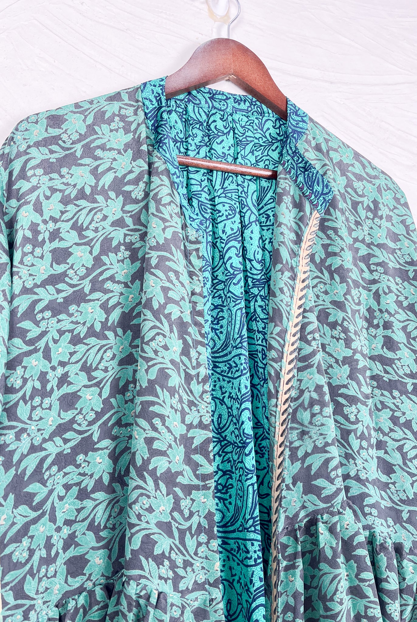 Modest silk dress - Love Protect Sustain