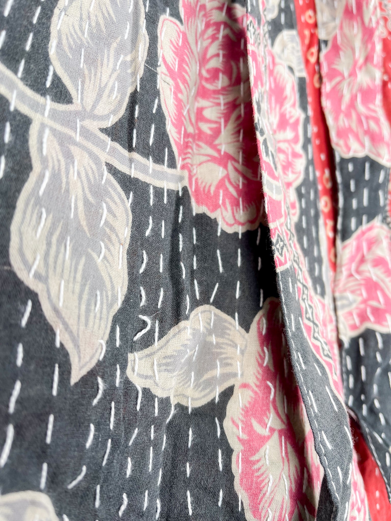 One of a kind kantha pants - Love Protect Sustain