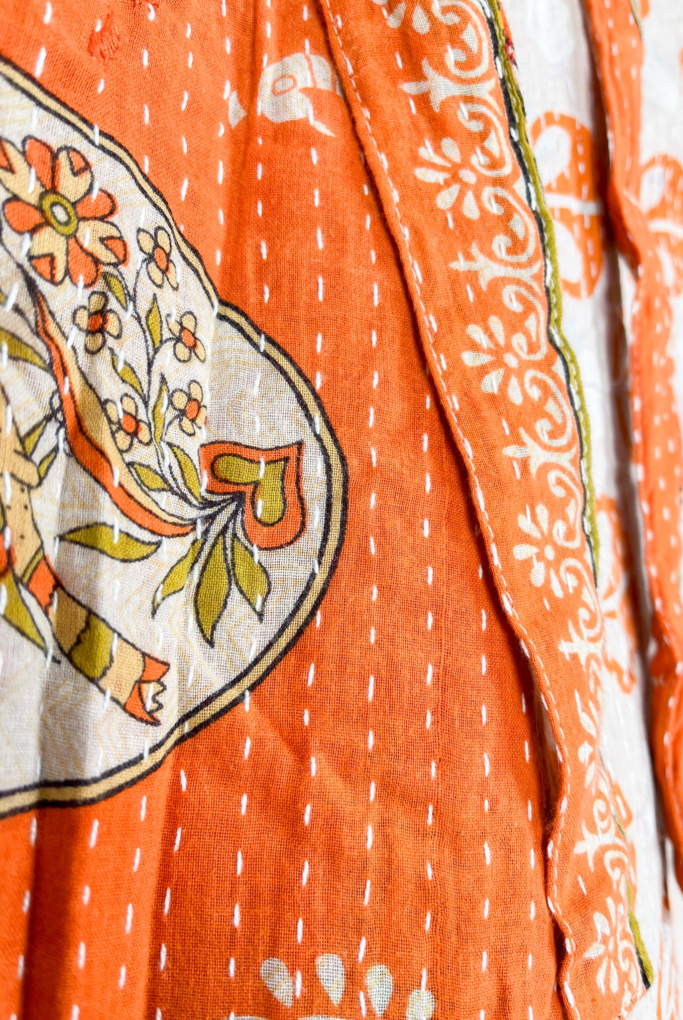 One of a kind kantha pants - Love Protect Sustain