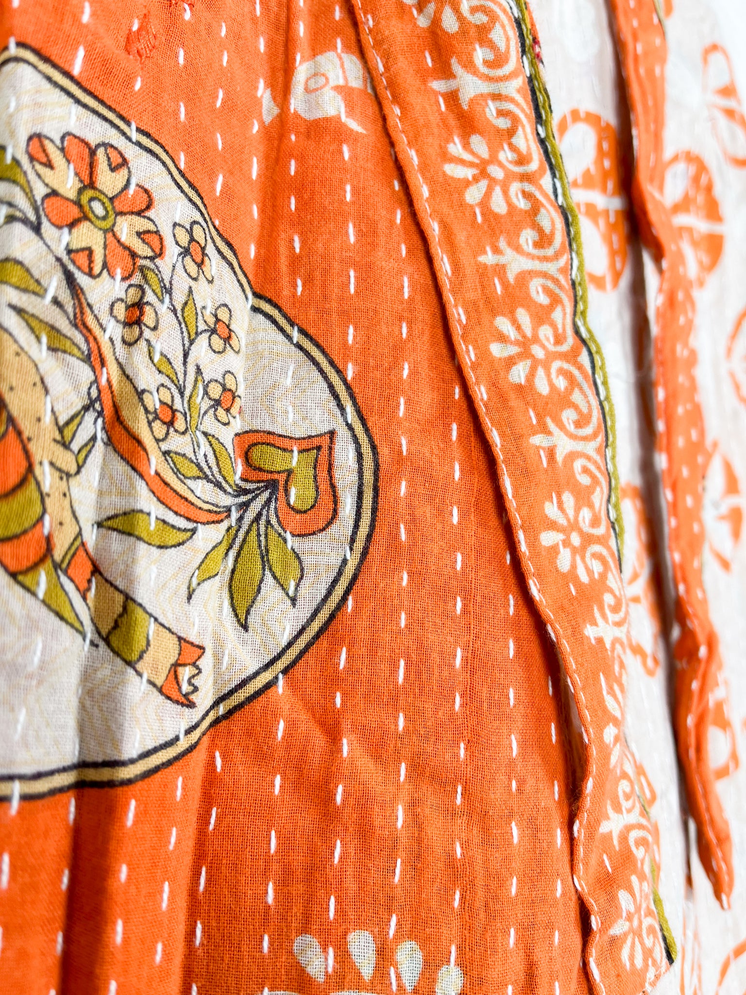 One of a kind kantha pants - Love Protect Sustain