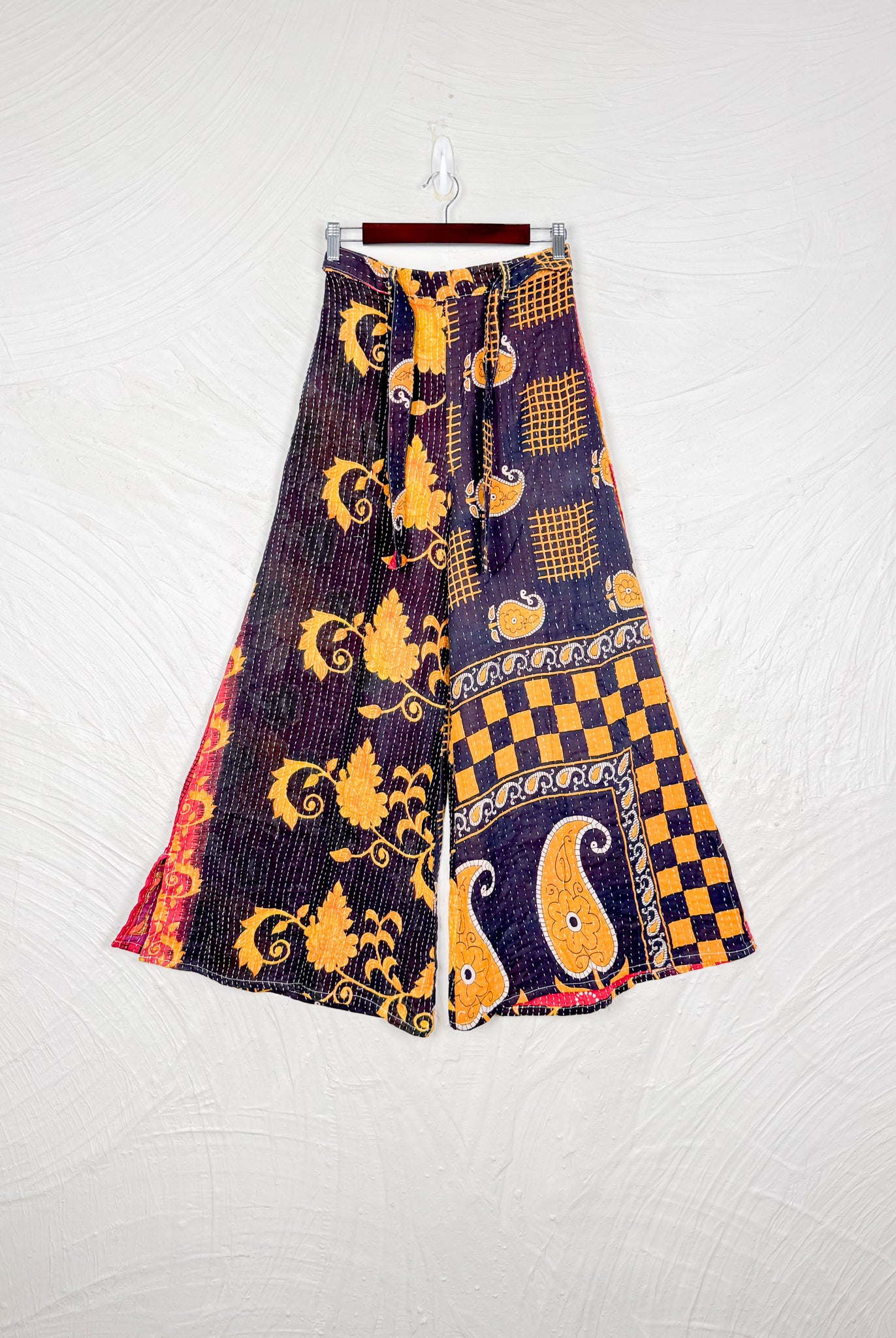 One of a kind kantha pants - Love Protect Sustain