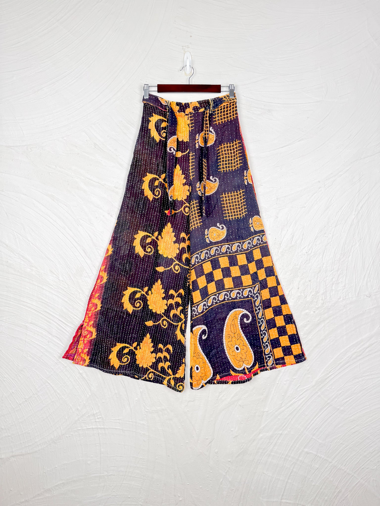 One of a kind kantha pants - Love Protect Sustain