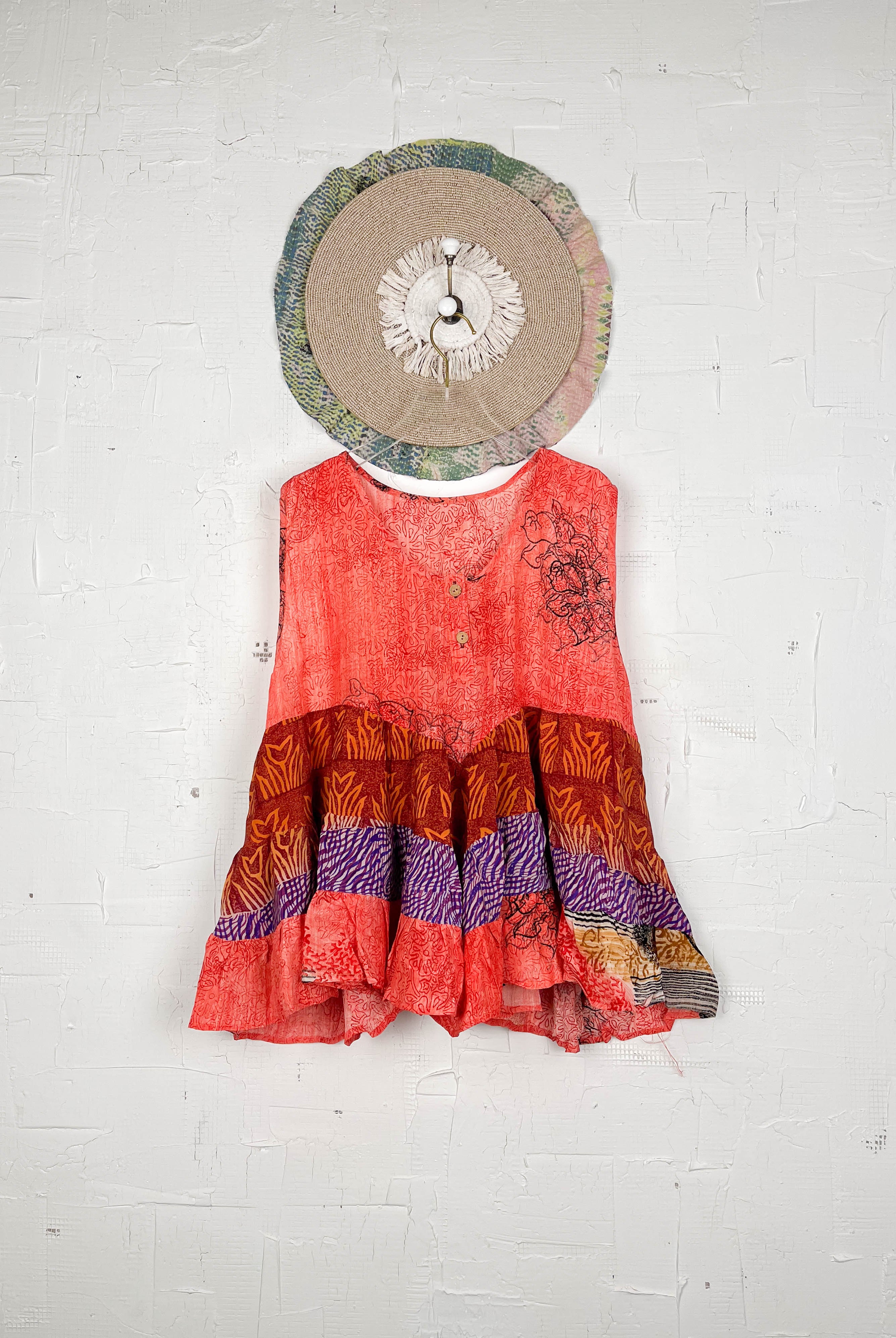 Orange Silk Top - Love Protect Sustain