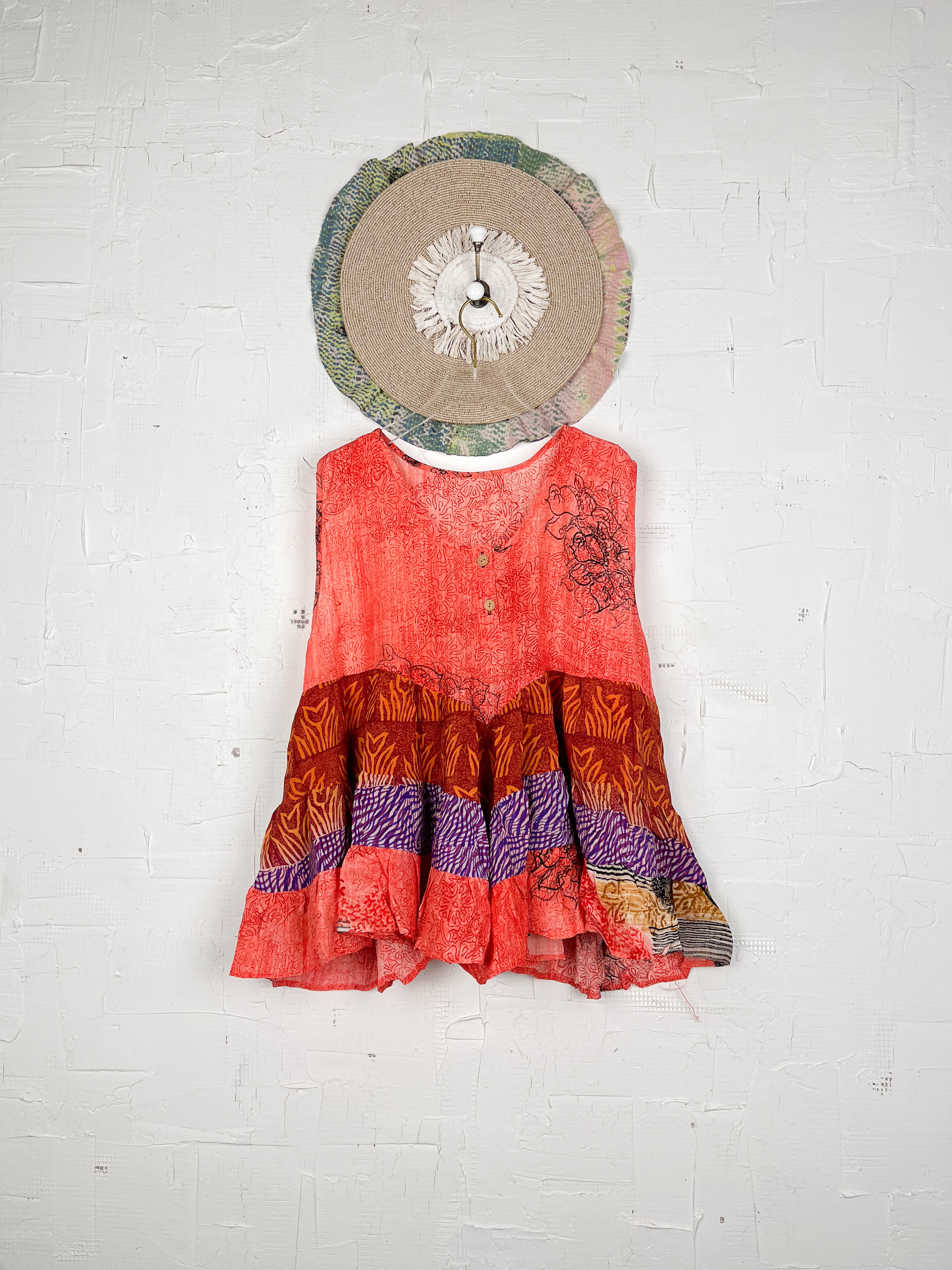 Orange Silk Top - Love Protect Sustain