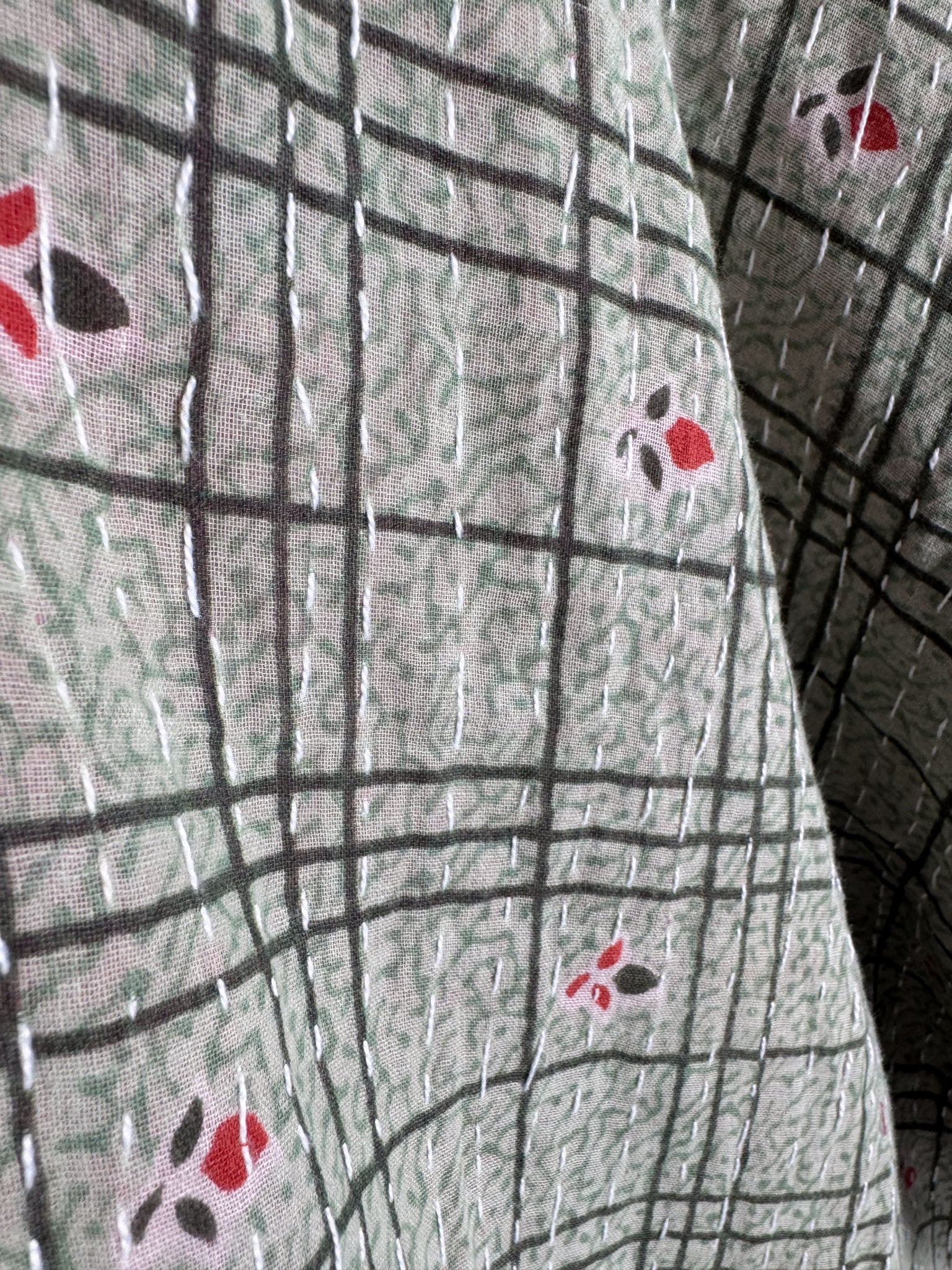 Oversized Kantha romper - Love Protect Sustain