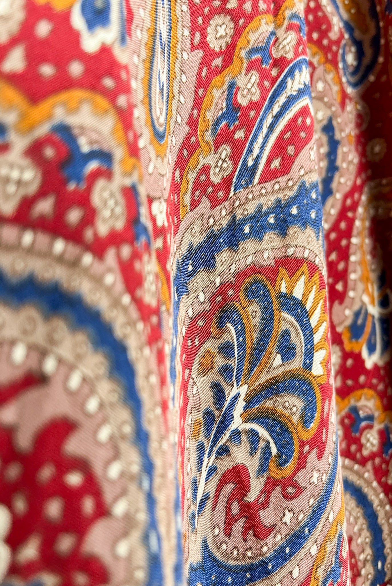 Paisley Print Silk Dress - Love Protect Sustain