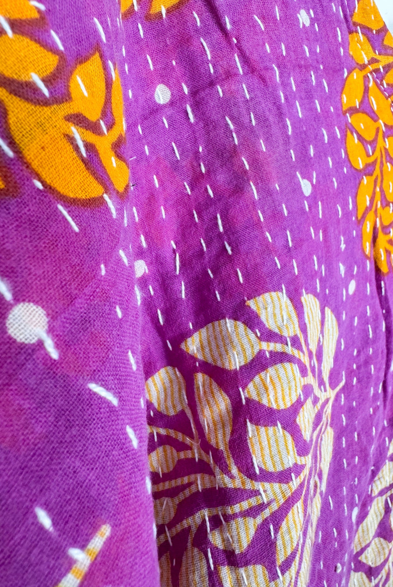 Patchwork Kantha freesize - Love Protect Sustain