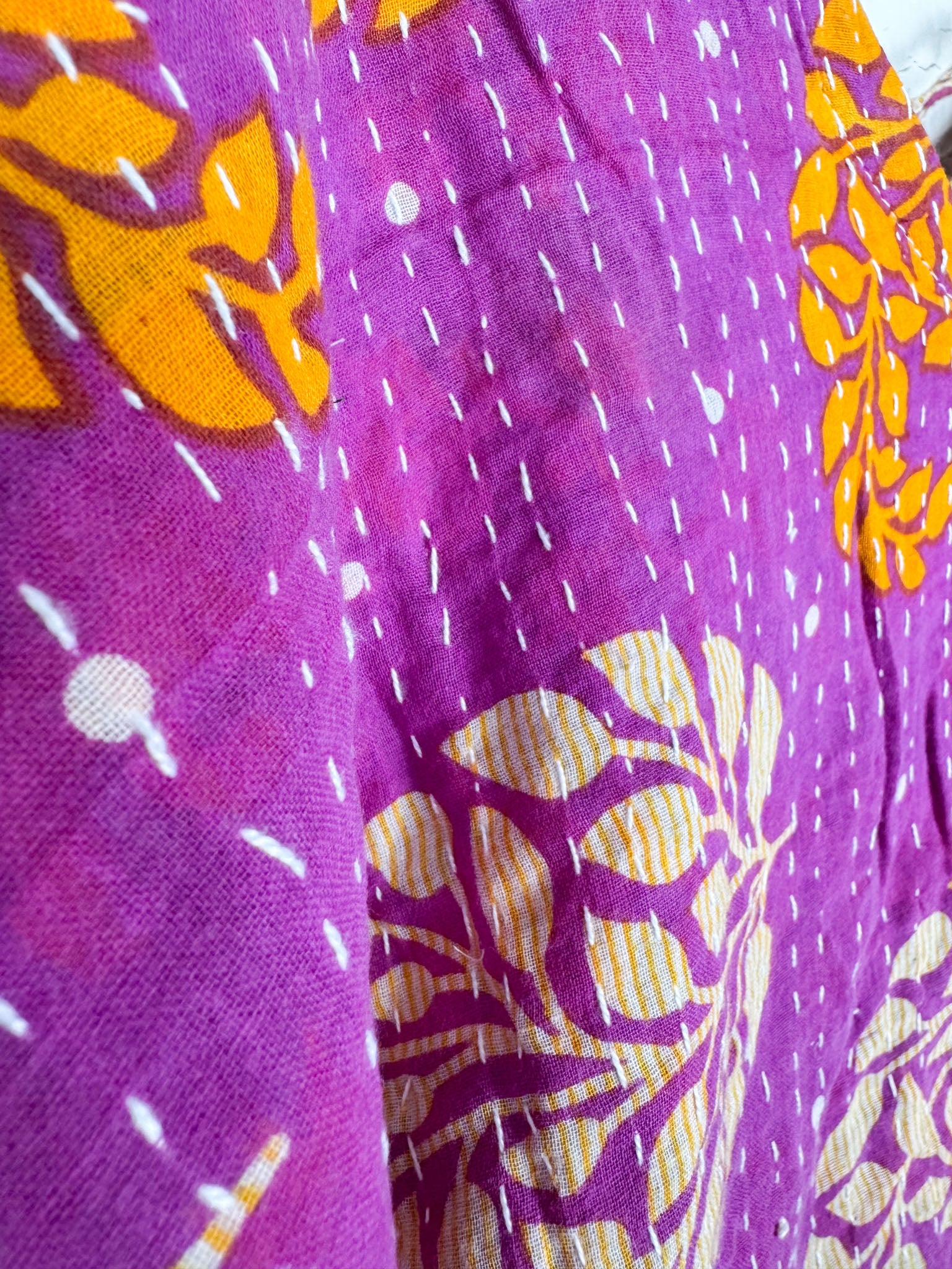 Patchwork Kantha freesize - Love Protect Sustain