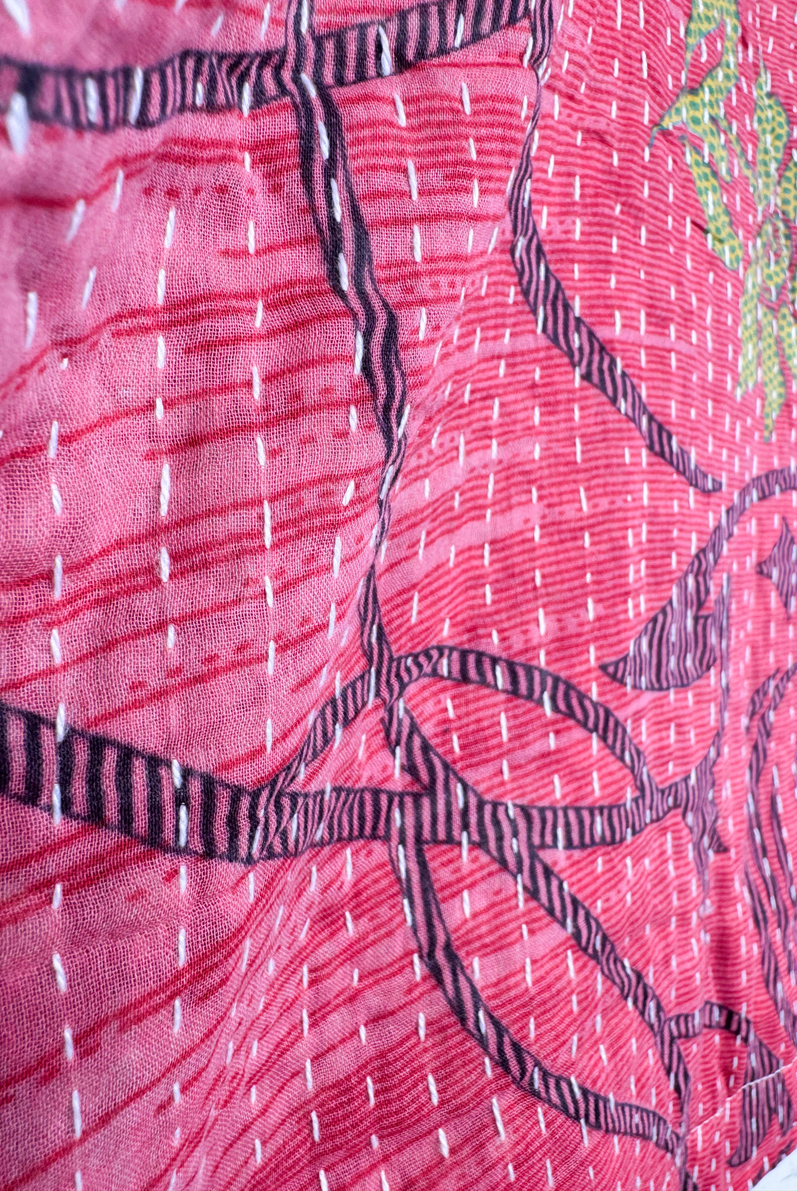 Patchwork Kantha top - Love Protect Sustain