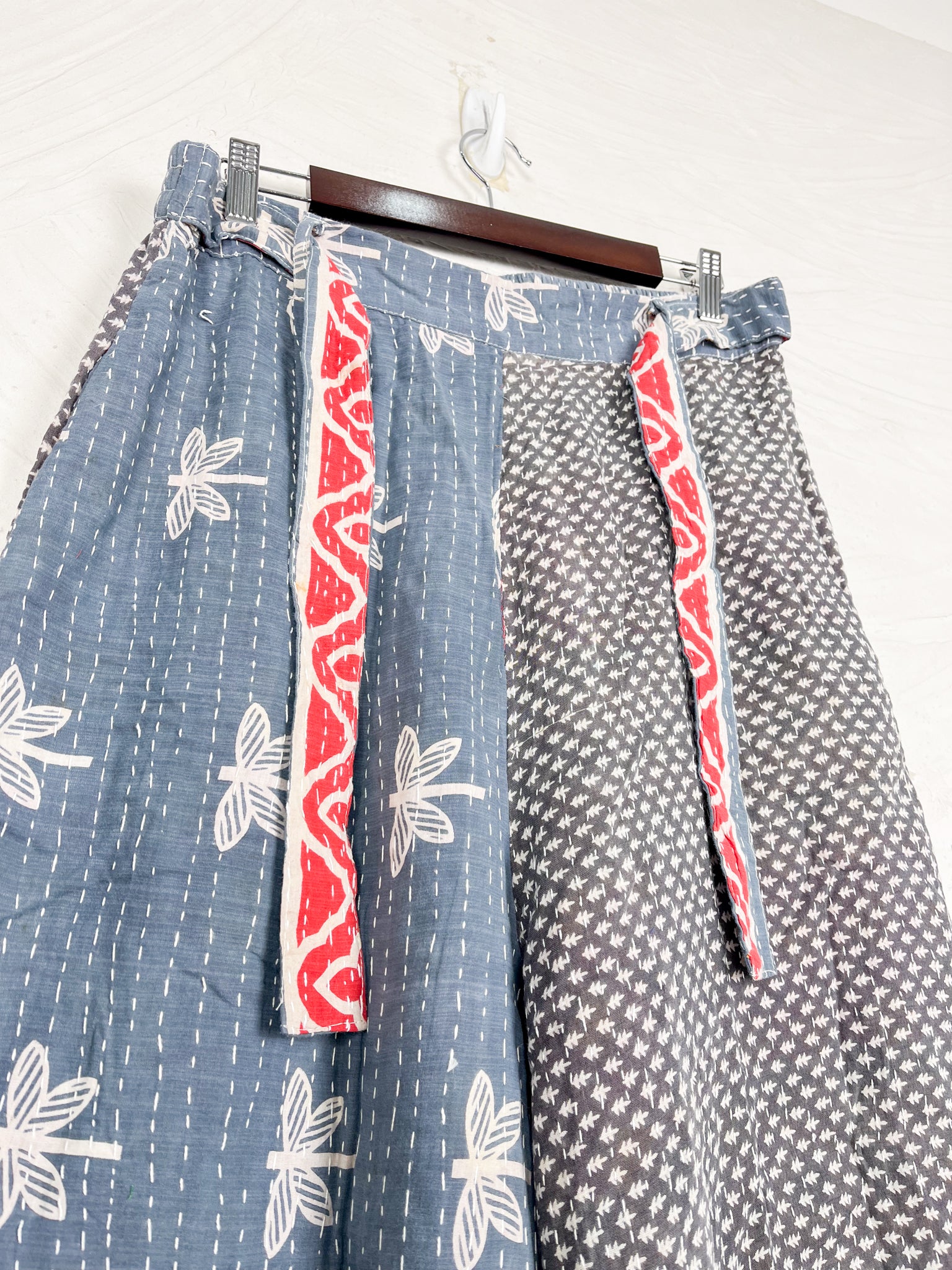 Patchwork Medium Size Pants - Love Protect Sustain