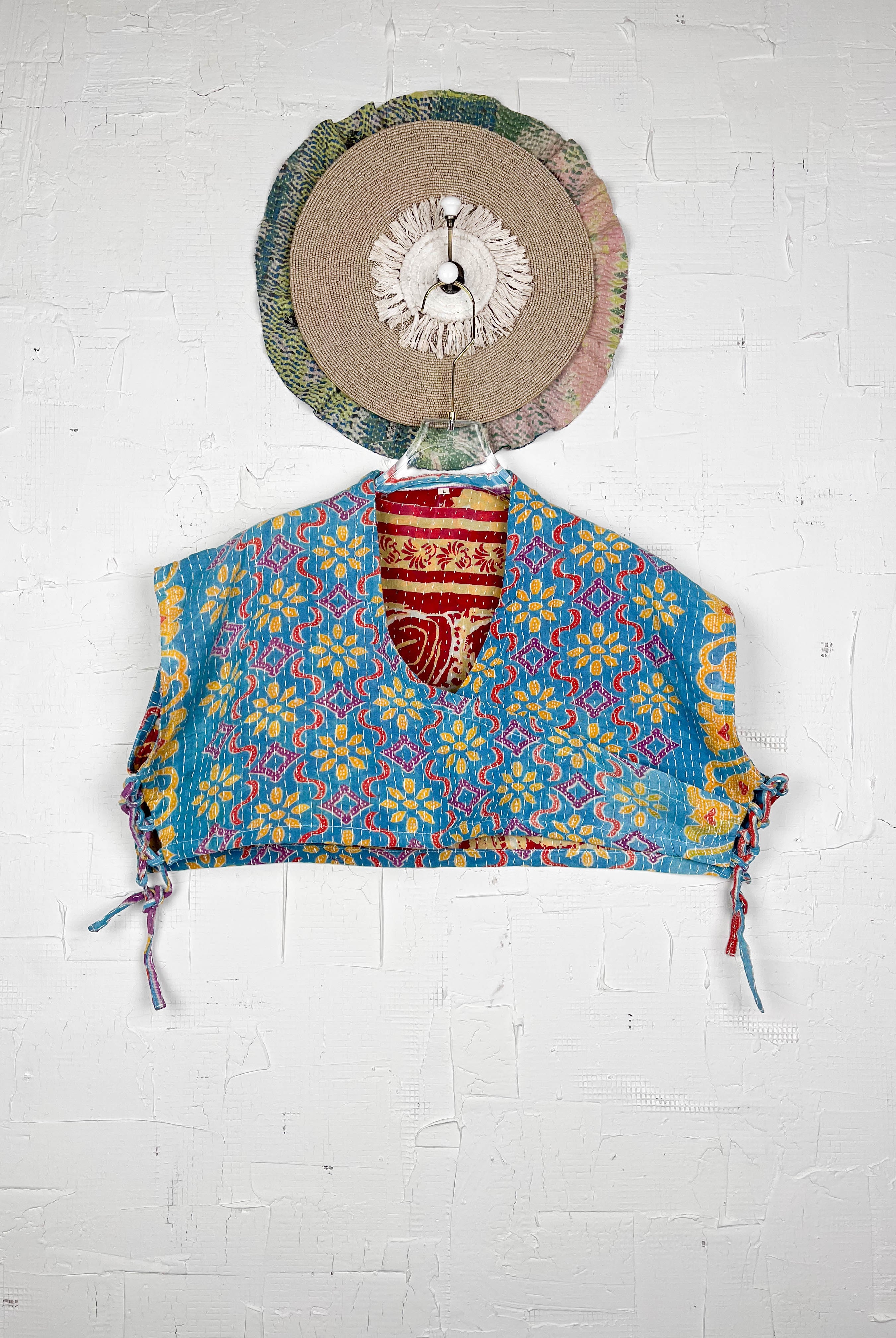 Patchwork_crop_top - Love Protect Sustain