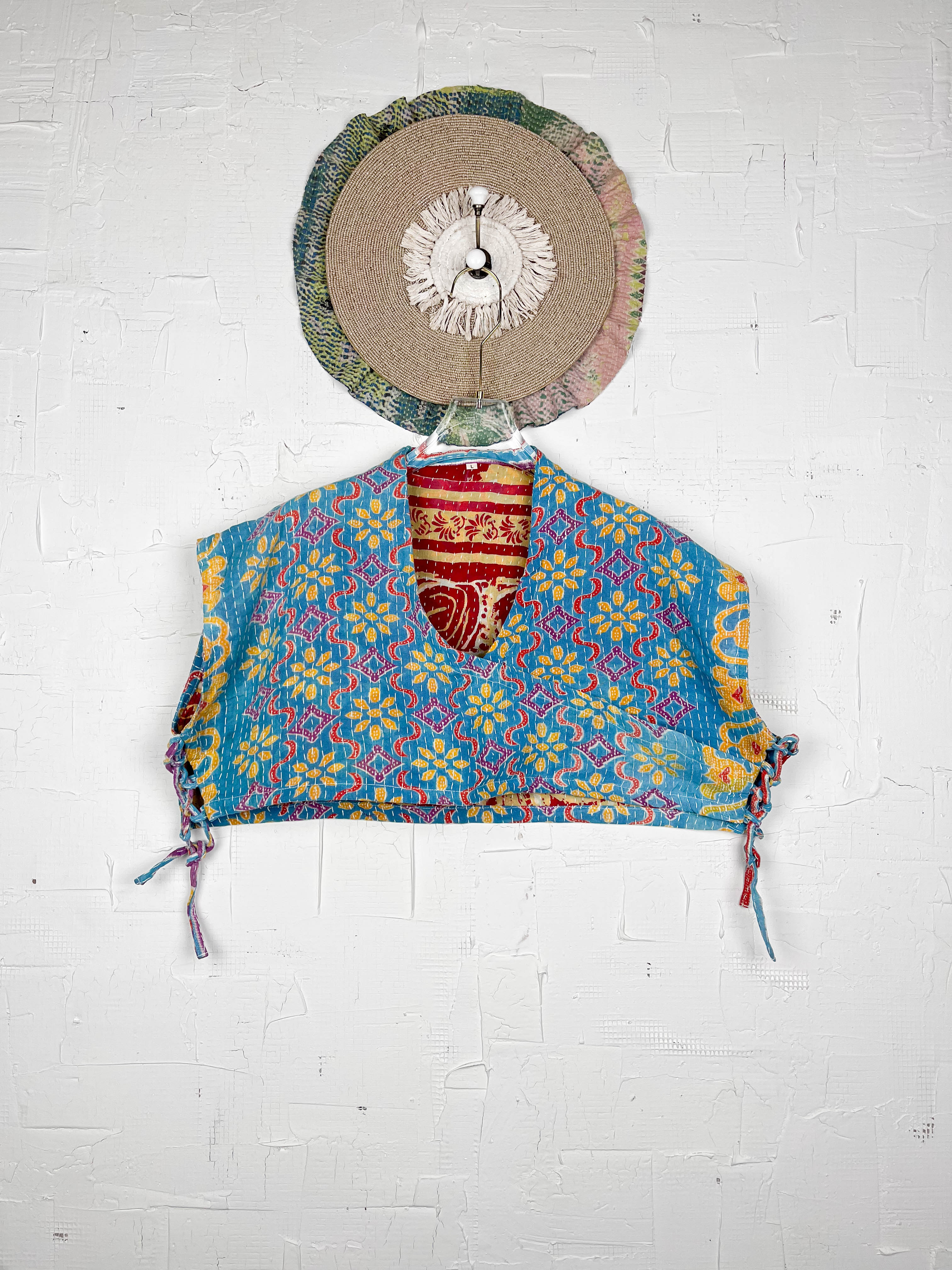 Patchwork_crop_top - Love Protect Sustain