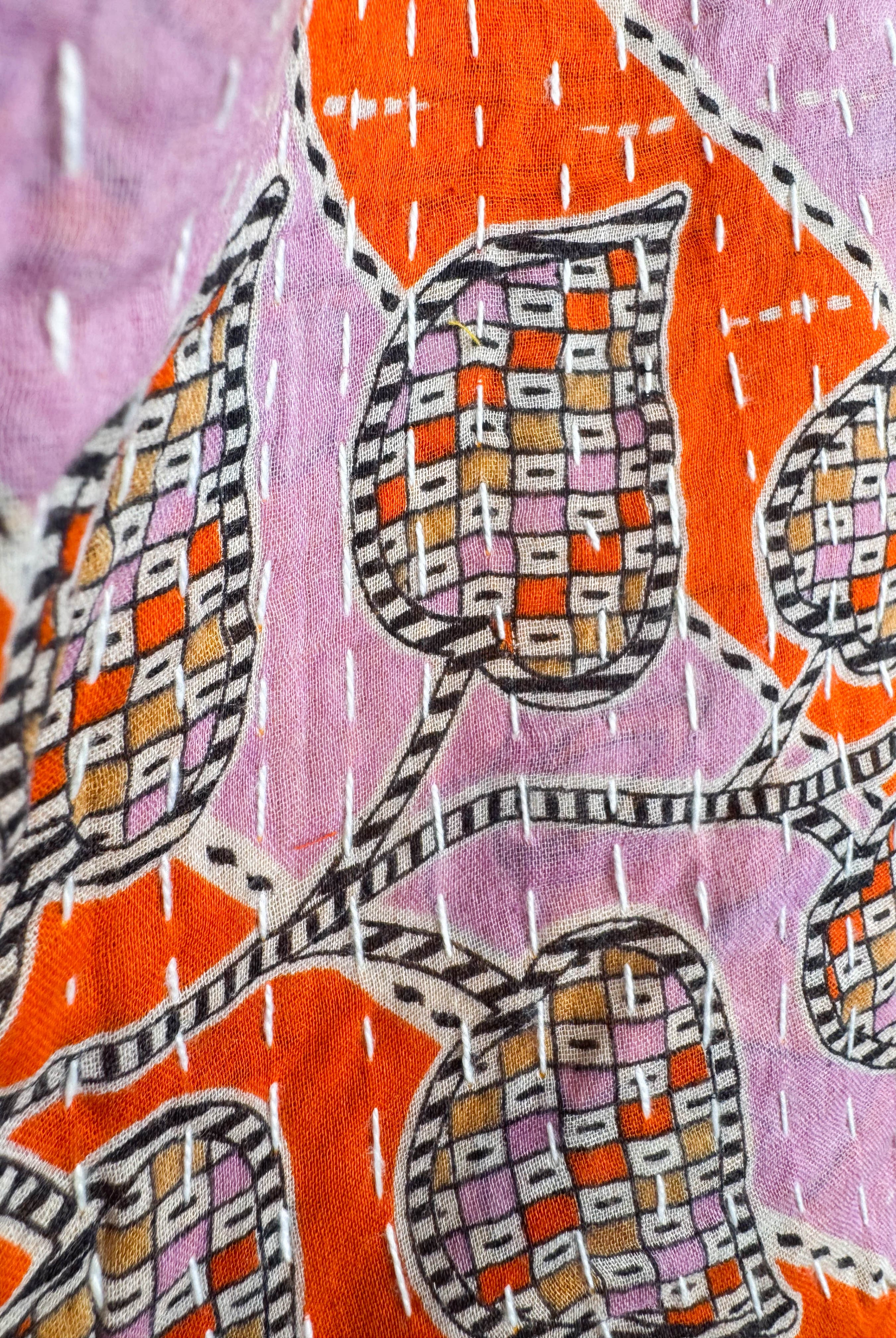 Patchwork crop top - Love Protect Sustain