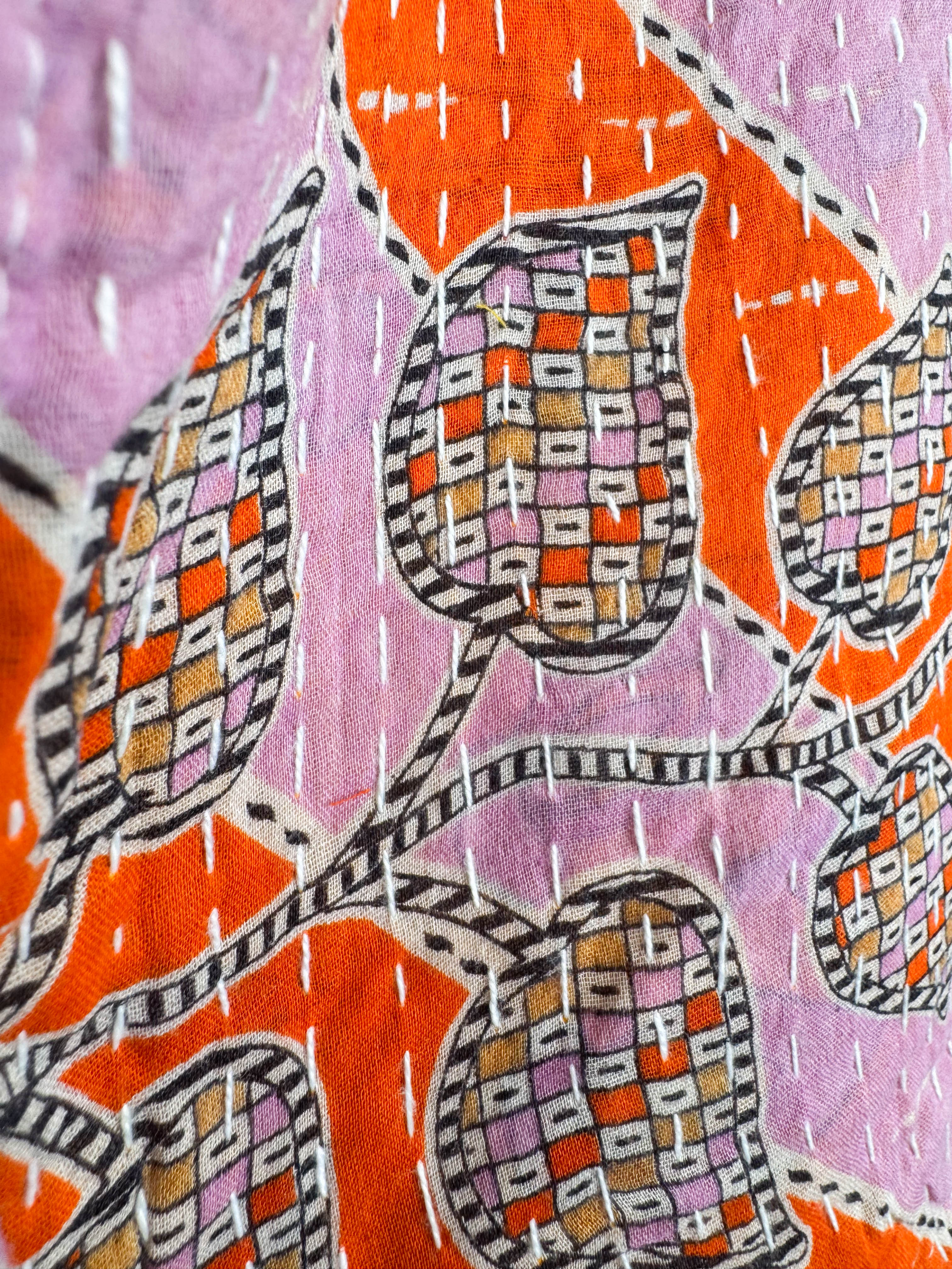 Patchwork crop top - Love Protect Sustain