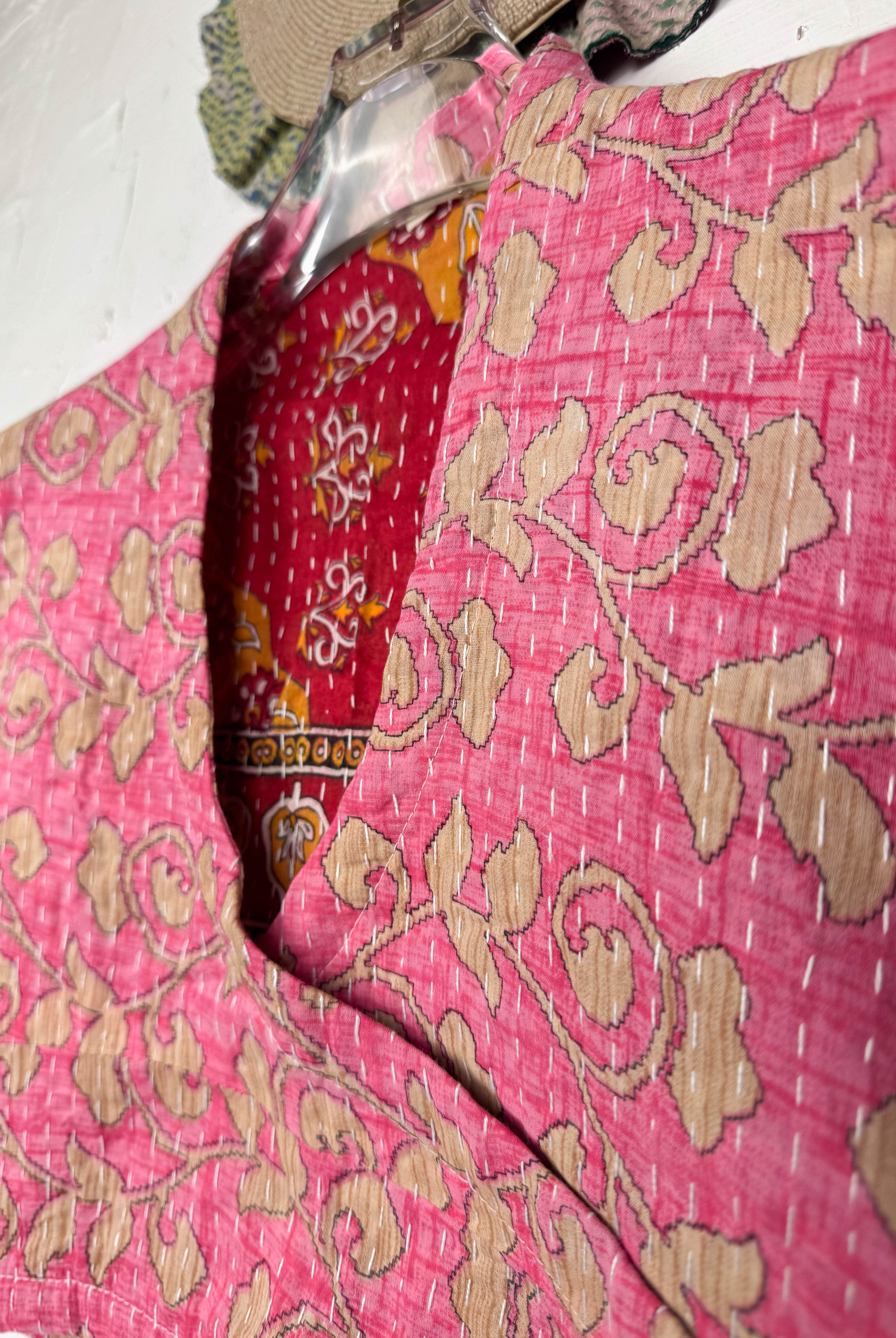 Patchwork crop top - Love Protect Sustain