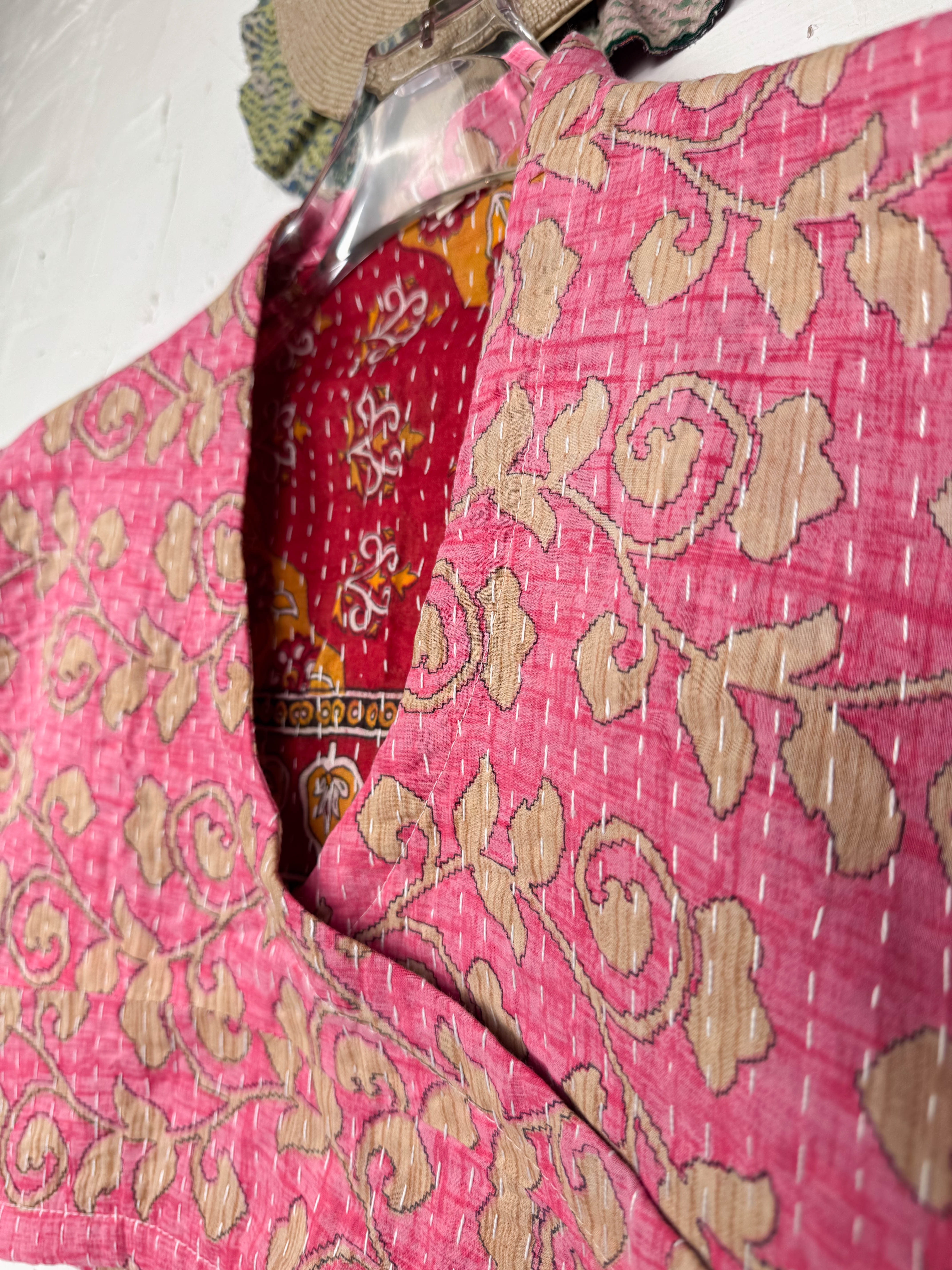 Patchwork crop top - Love Protect Sustain