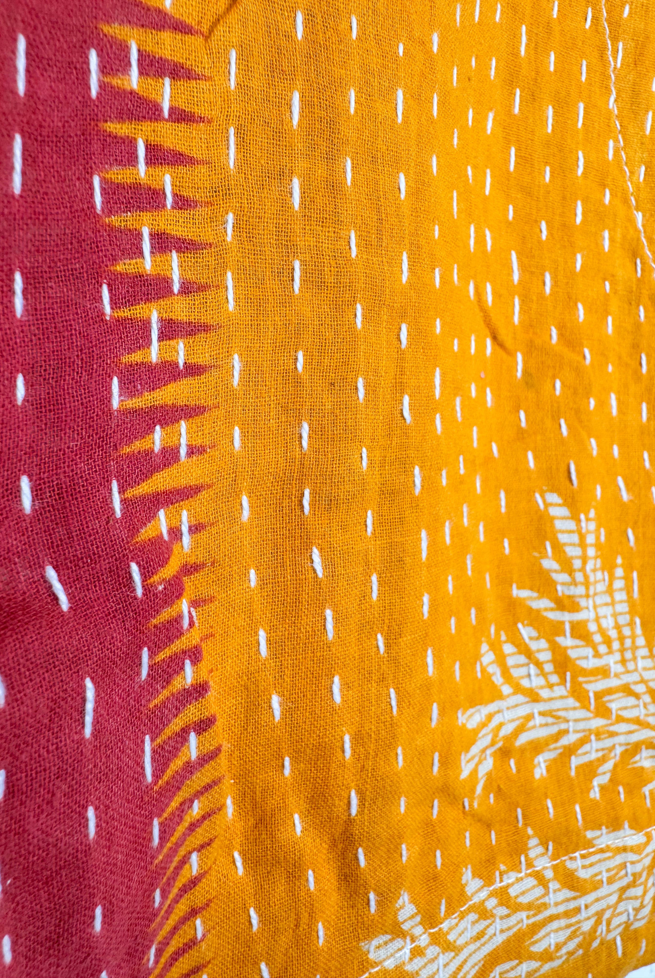 Patchwork crop top - Love Protect Sustain