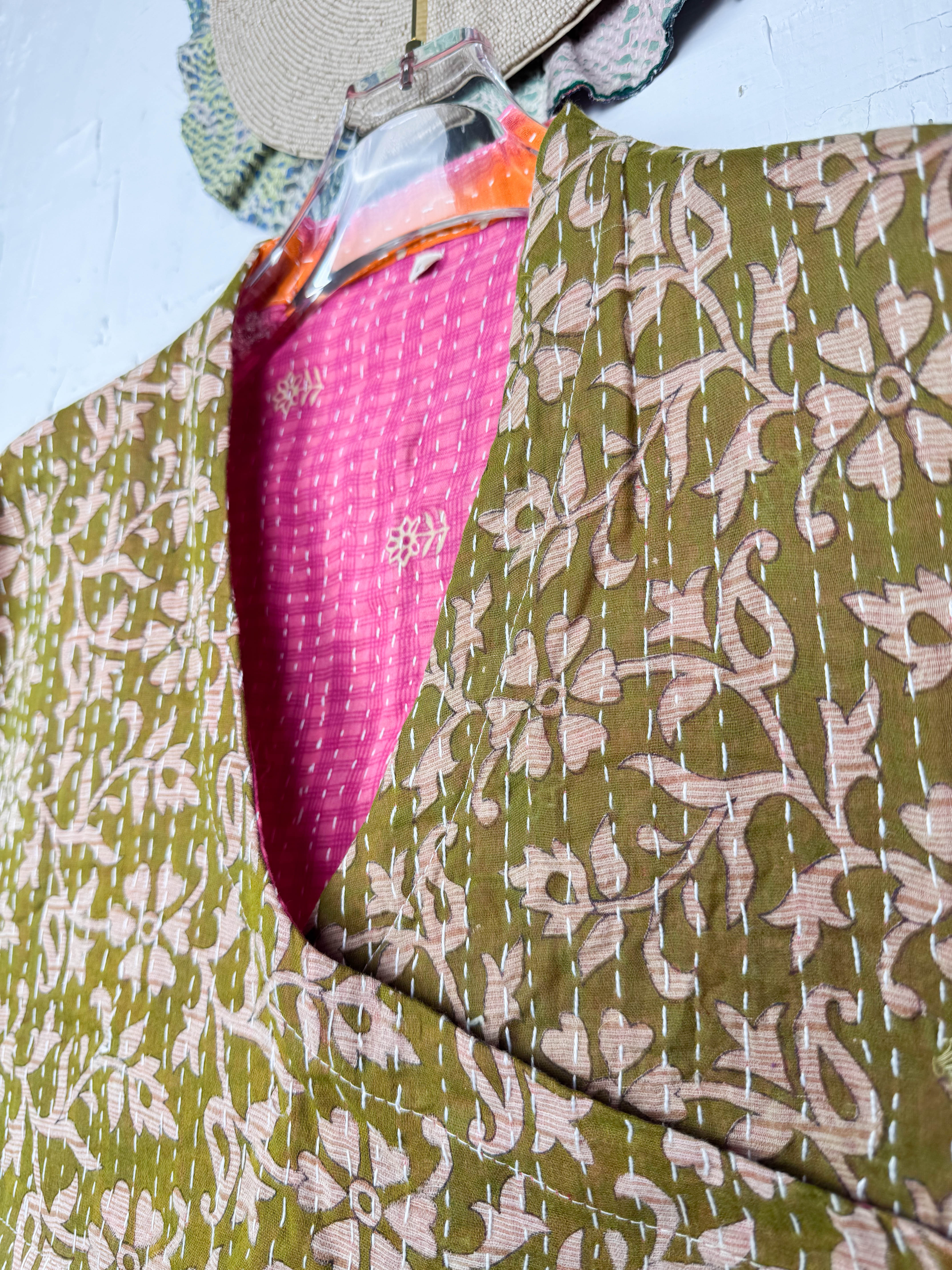 Patchwork crop top - Love Protect Sustain