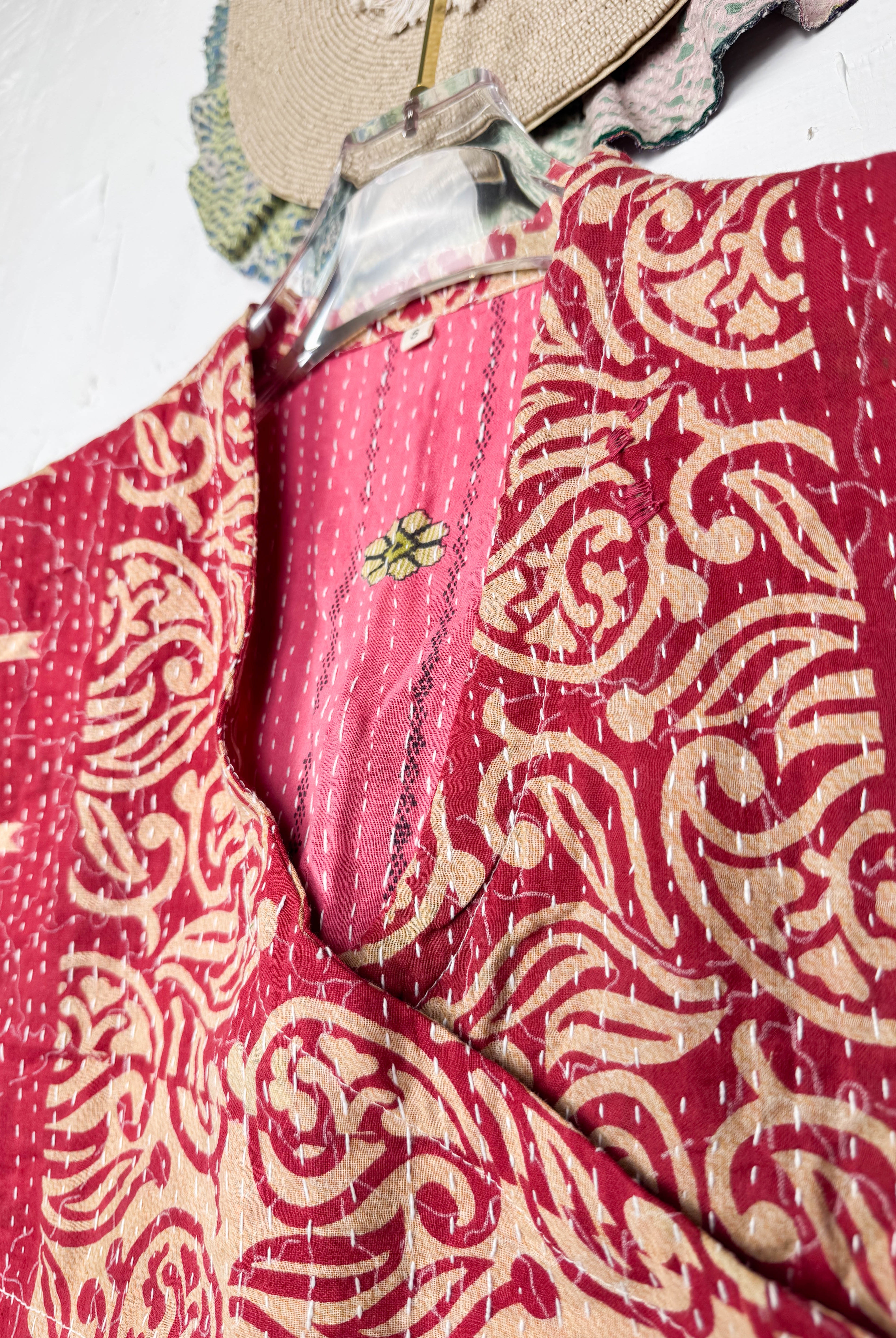 Patchwork crop top - Love Protect Sustain