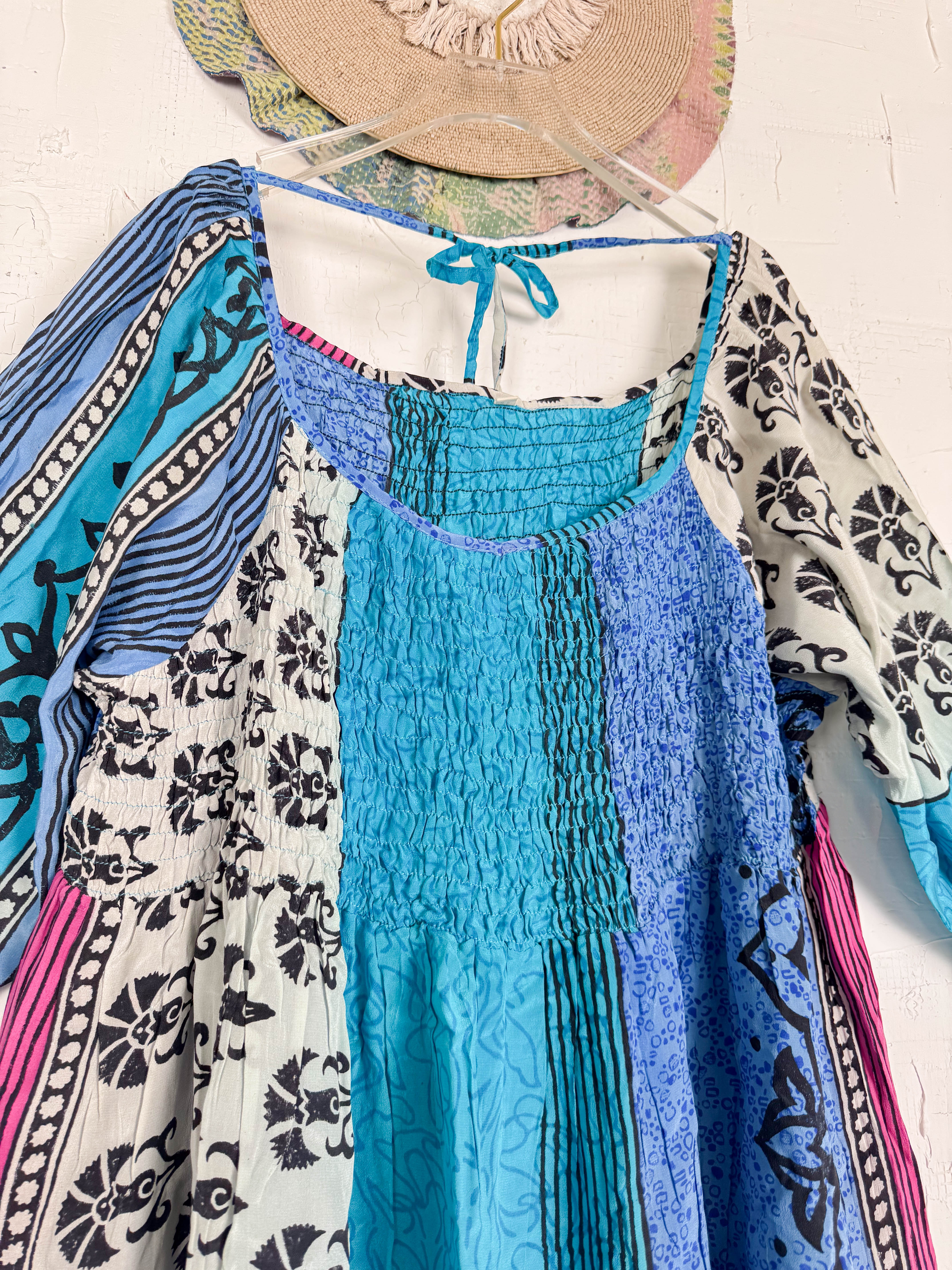 Patchwork dress - Love Protect Sustain