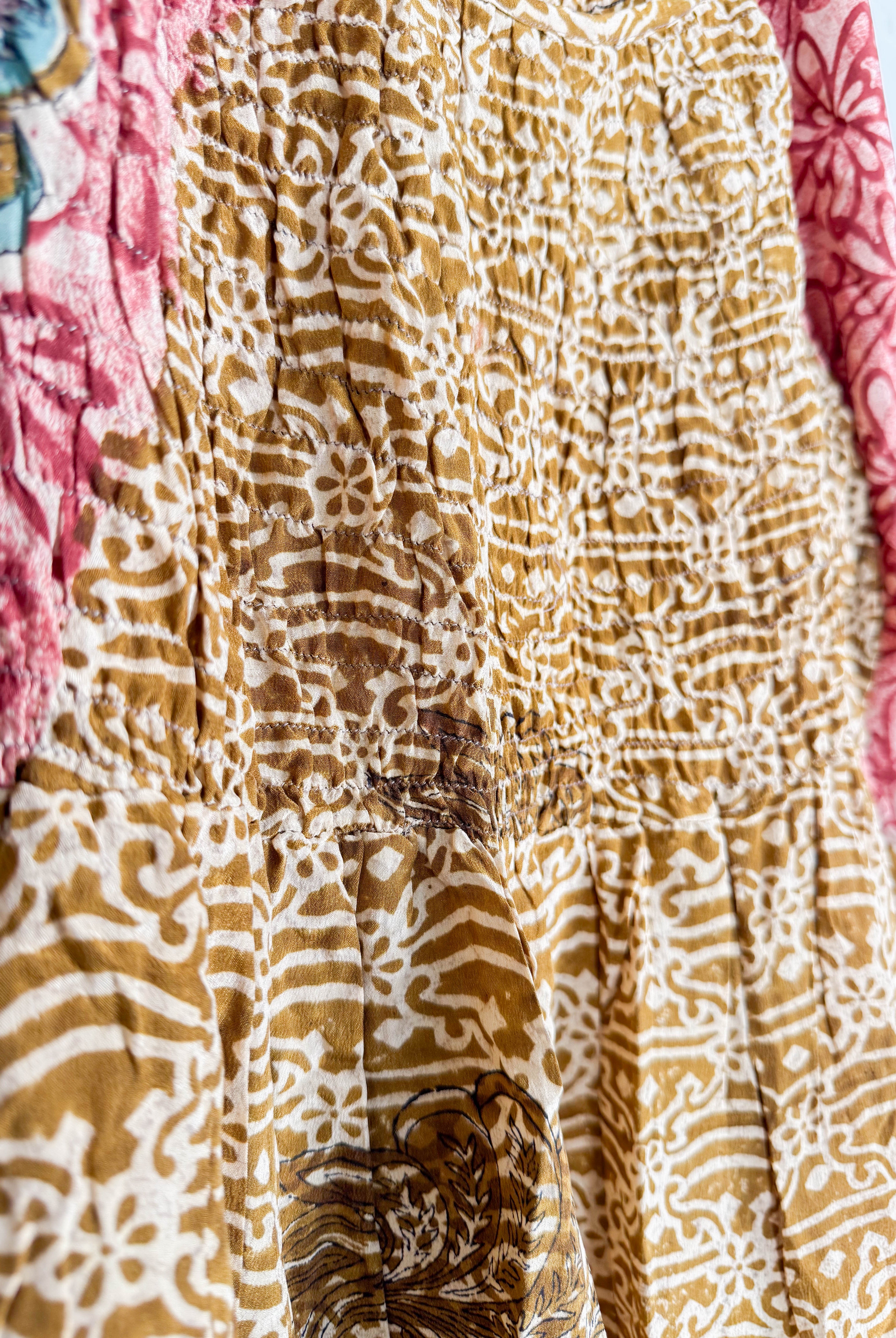 Patchwork dress - Love Protect Sustain