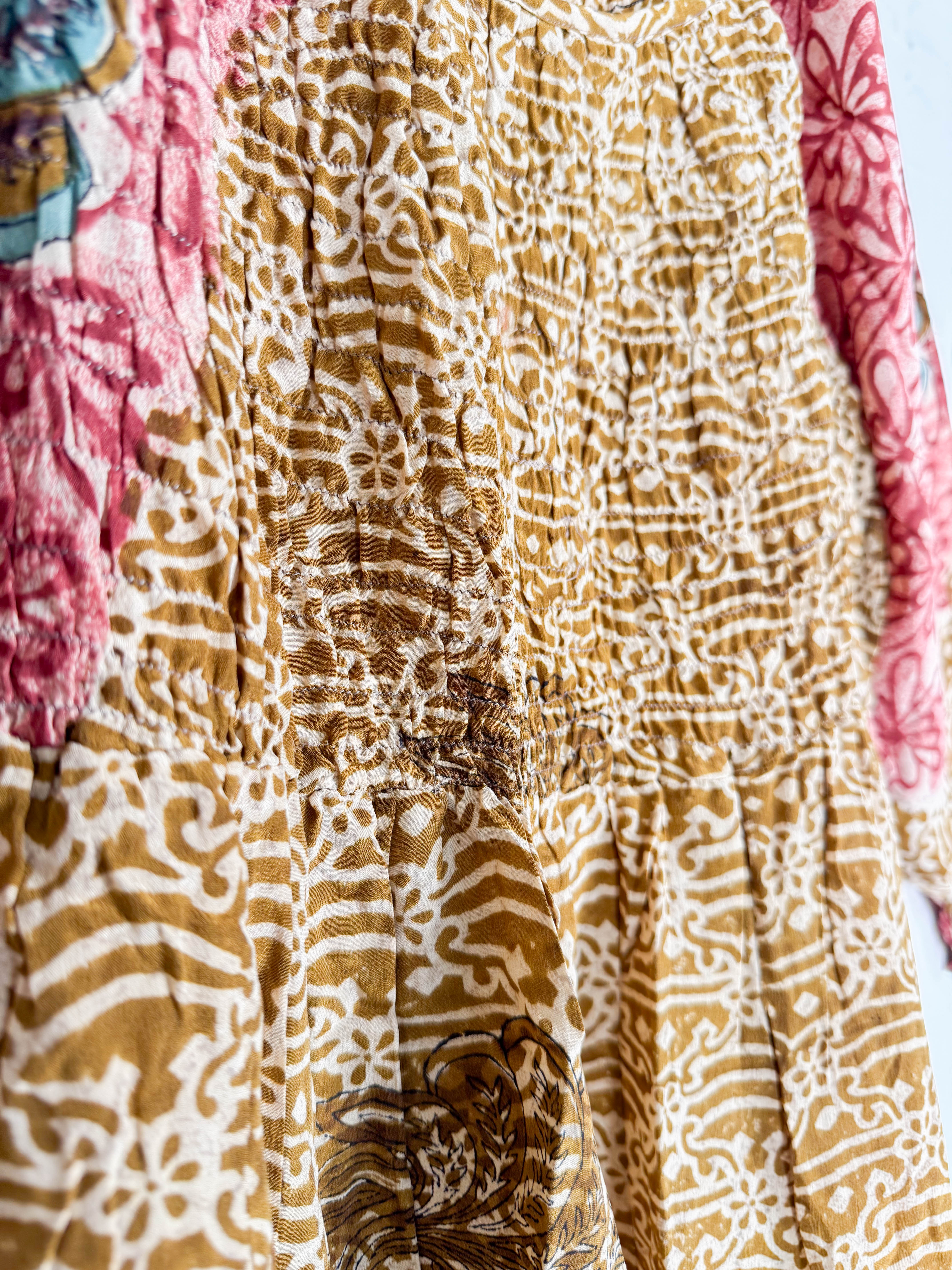 Patchwork dress - Love Protect Sustain