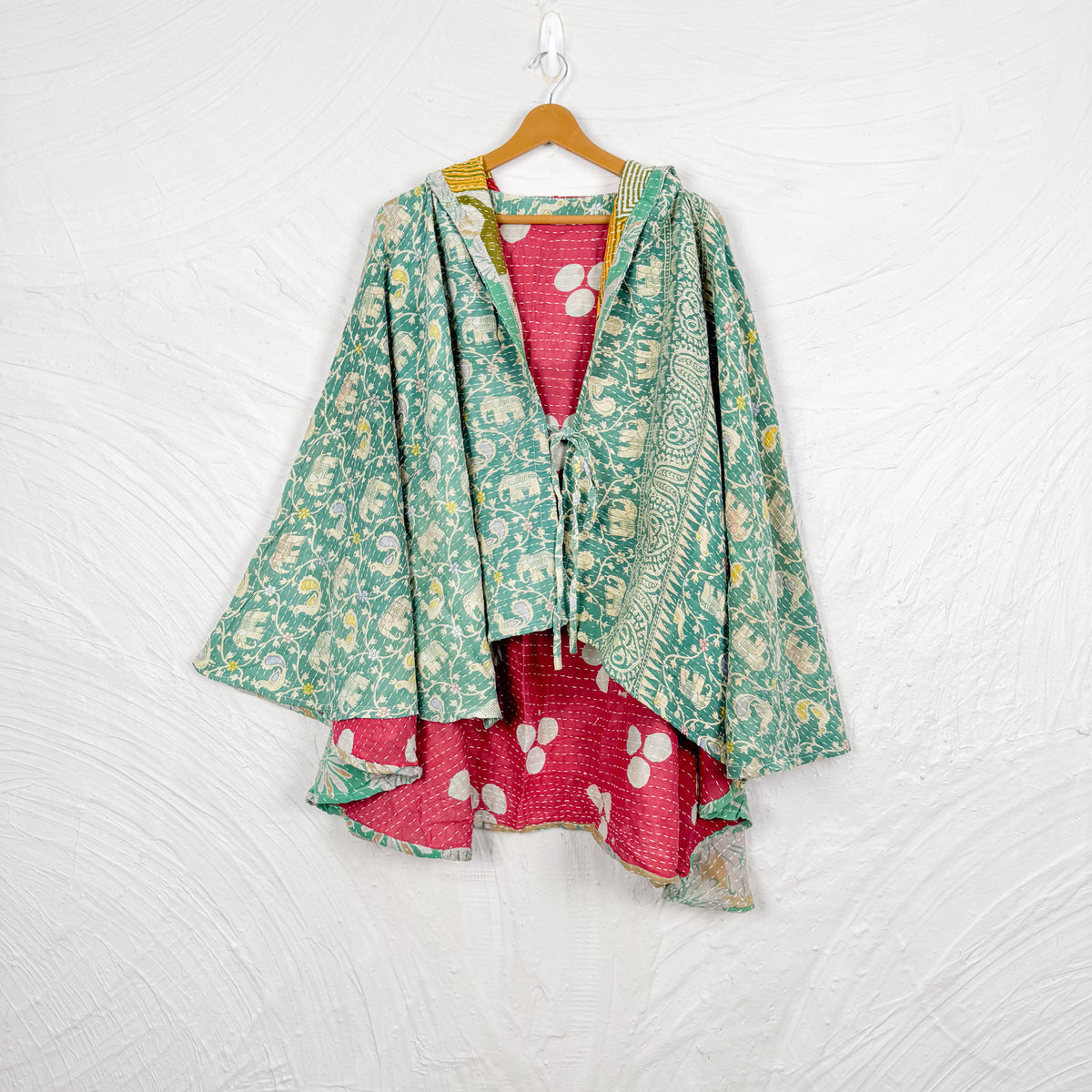 Sweet as sugar Kantha Poncho Tee main image 0