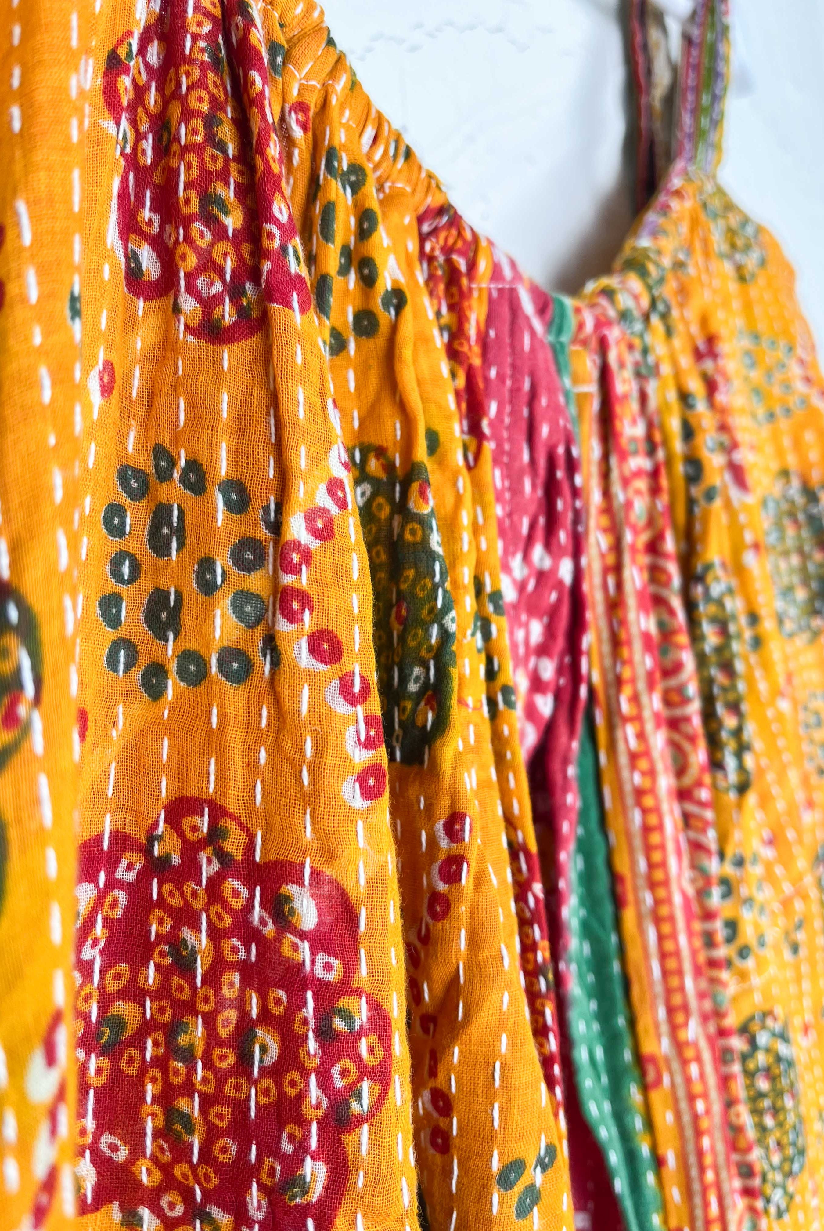 Patchwork wide-leg jumpsuit - Love Protect Sustain