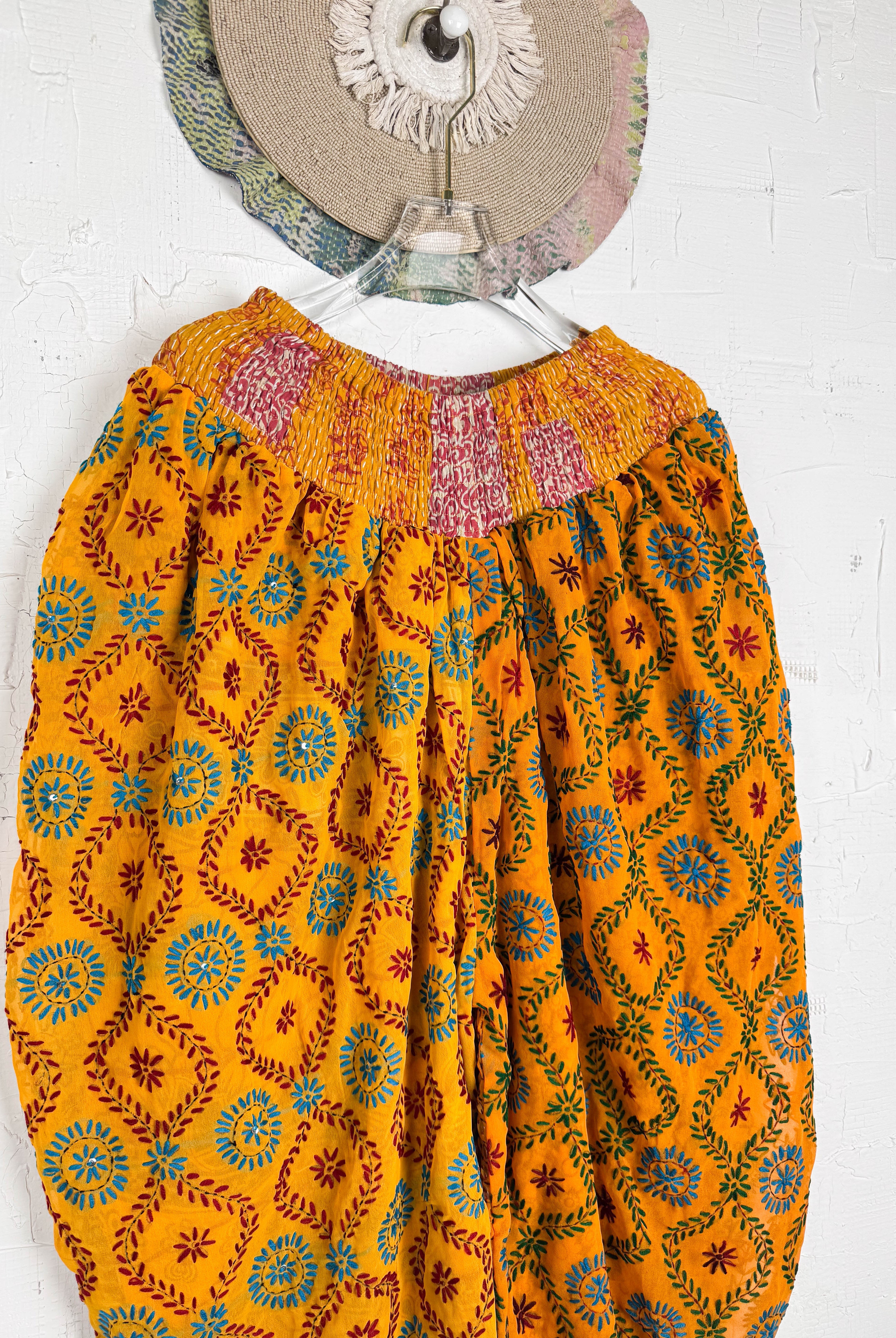 Patterned harem pants - Love Protect Sustain