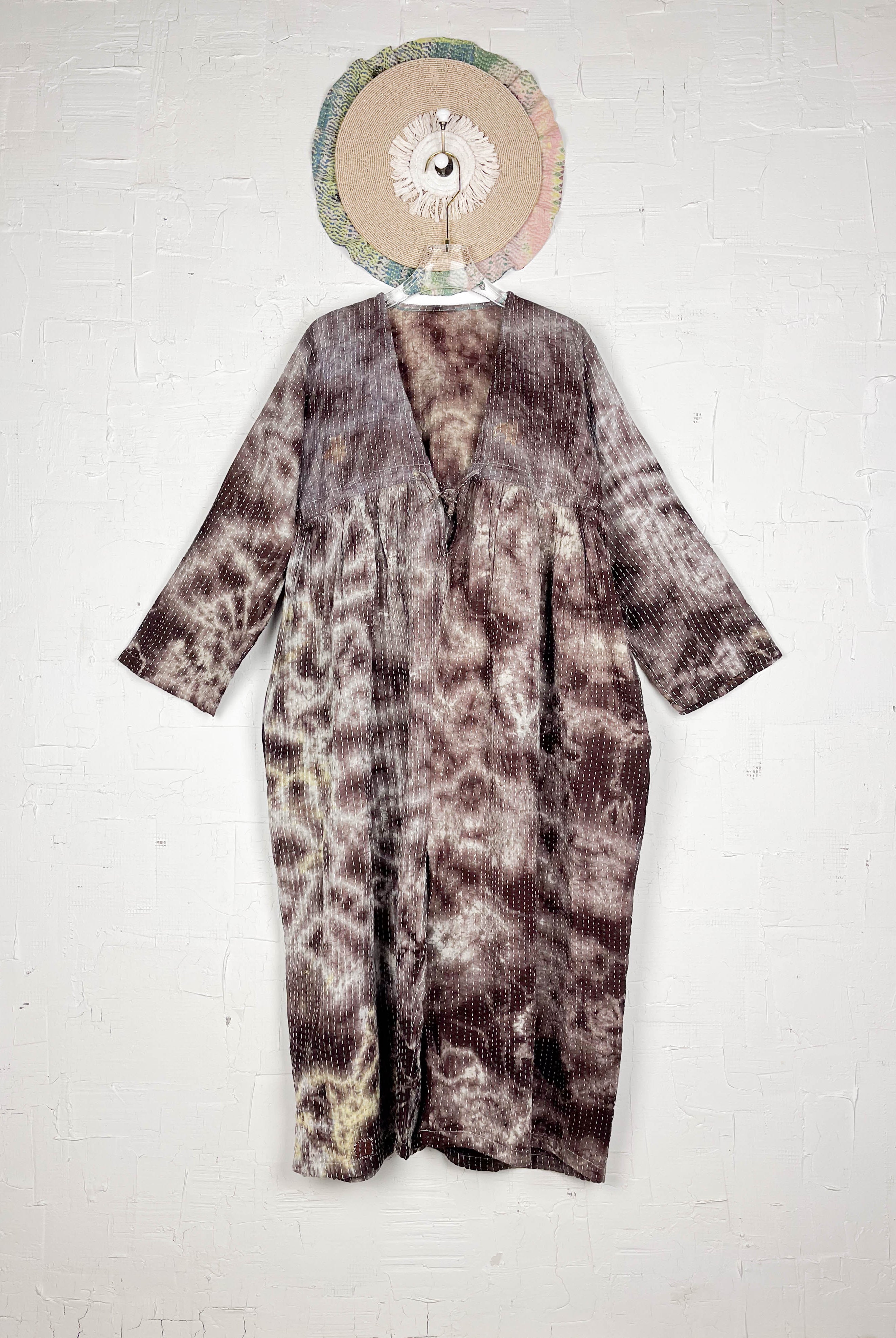 Patterned tie dye jumpsuit - Love Protect Sustain