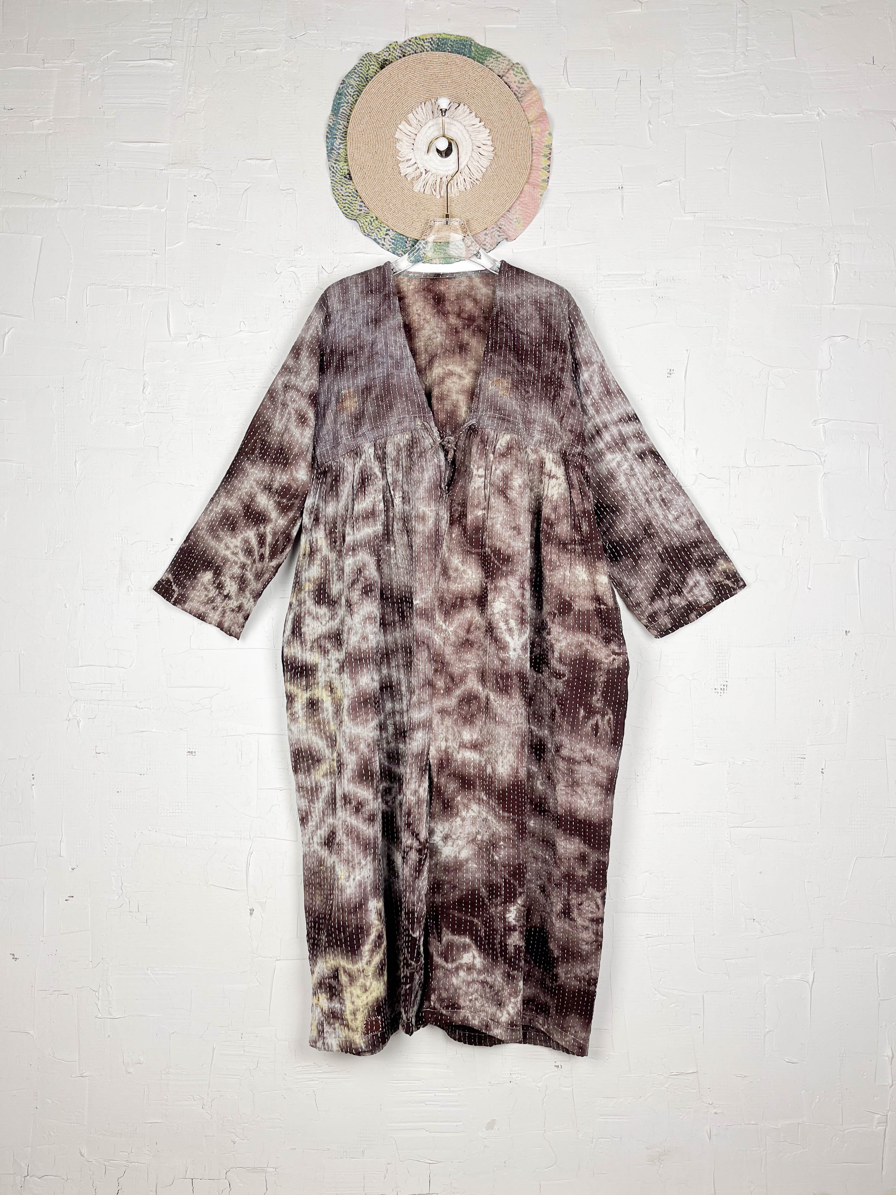 Patterned tie dye jumpsuit - Love Protect Sustain