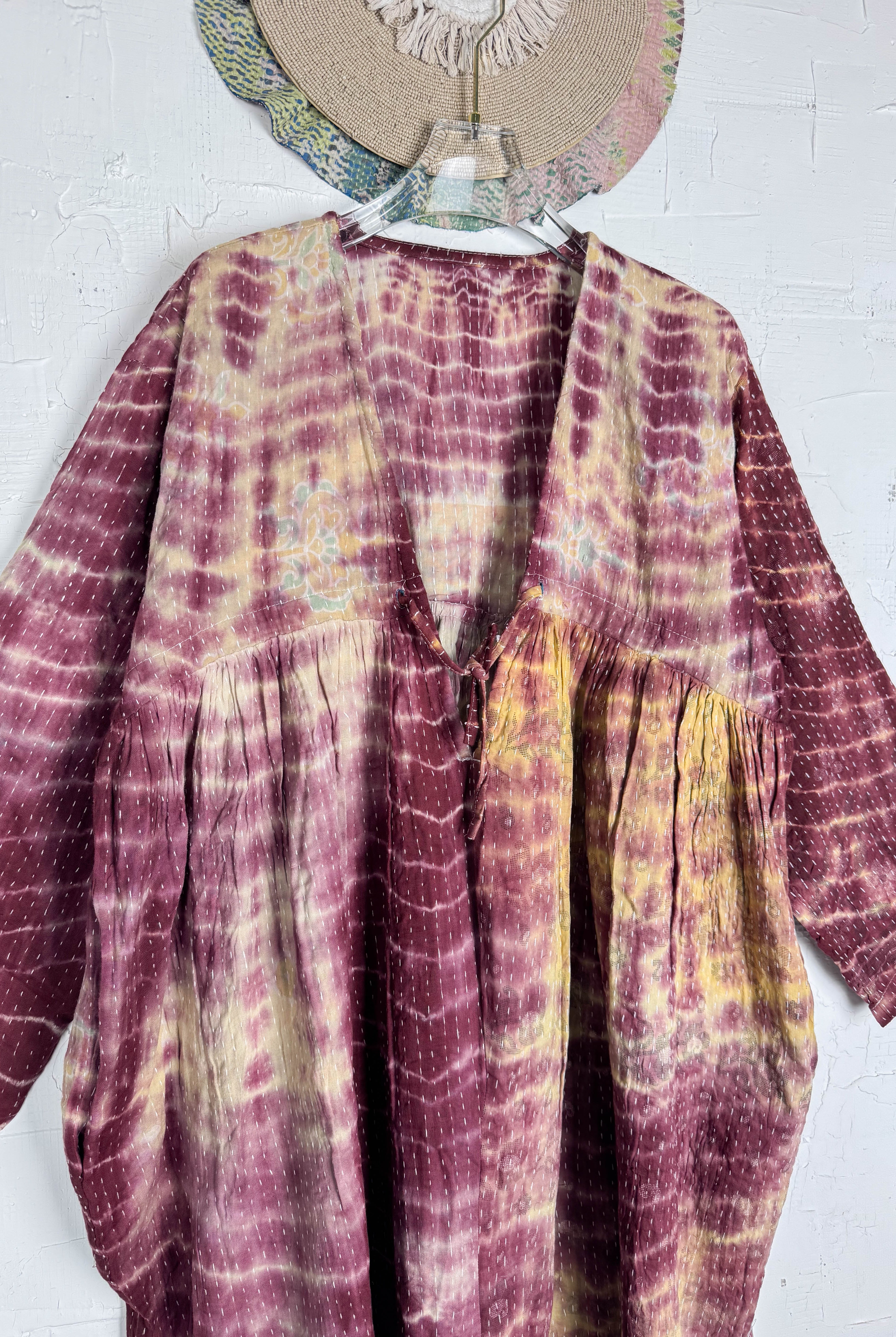 Patterned tie-dye jumpsuit - Love Protect Sustain