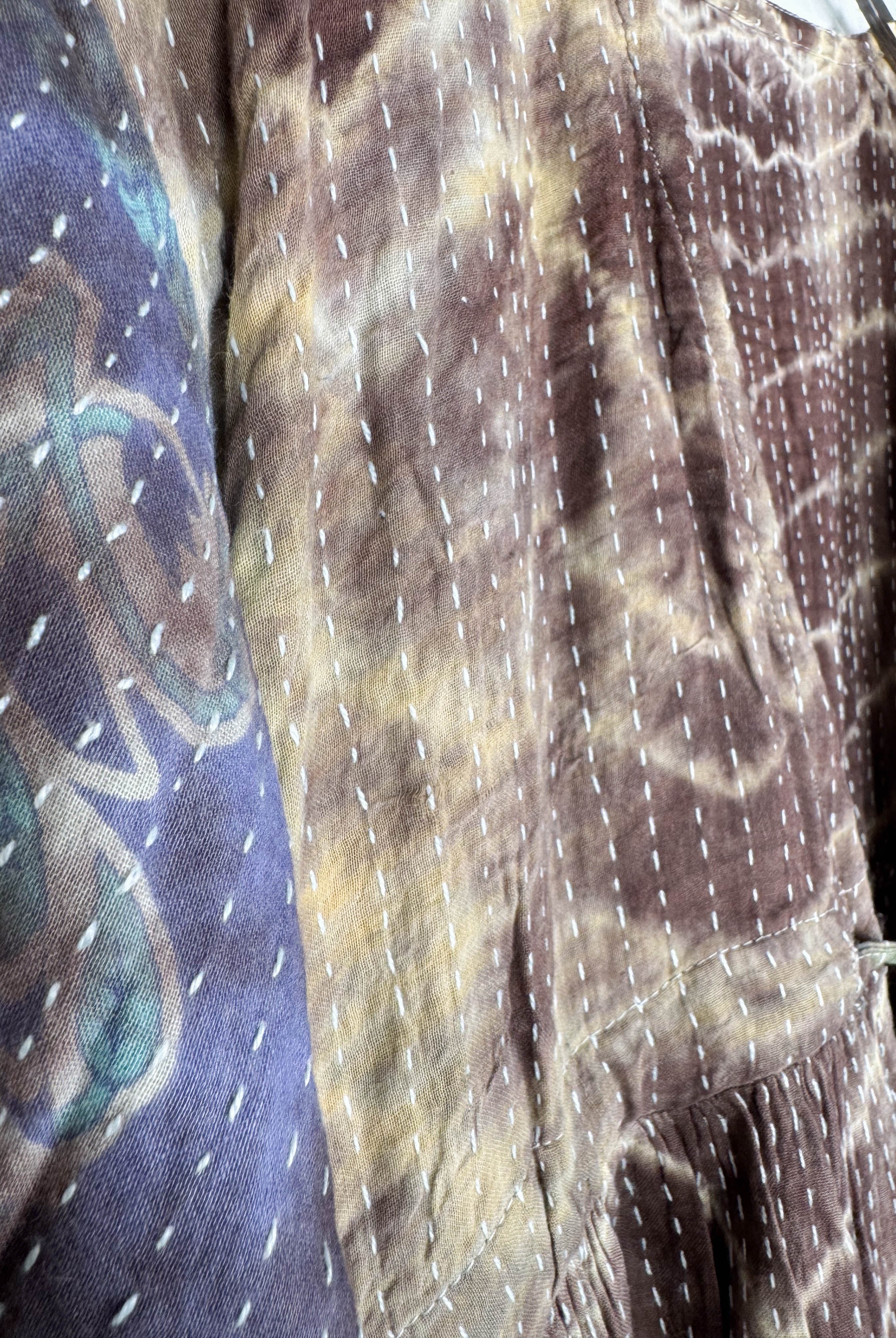 Patterned tie-dye jumpsuit - Love Protect Sustain