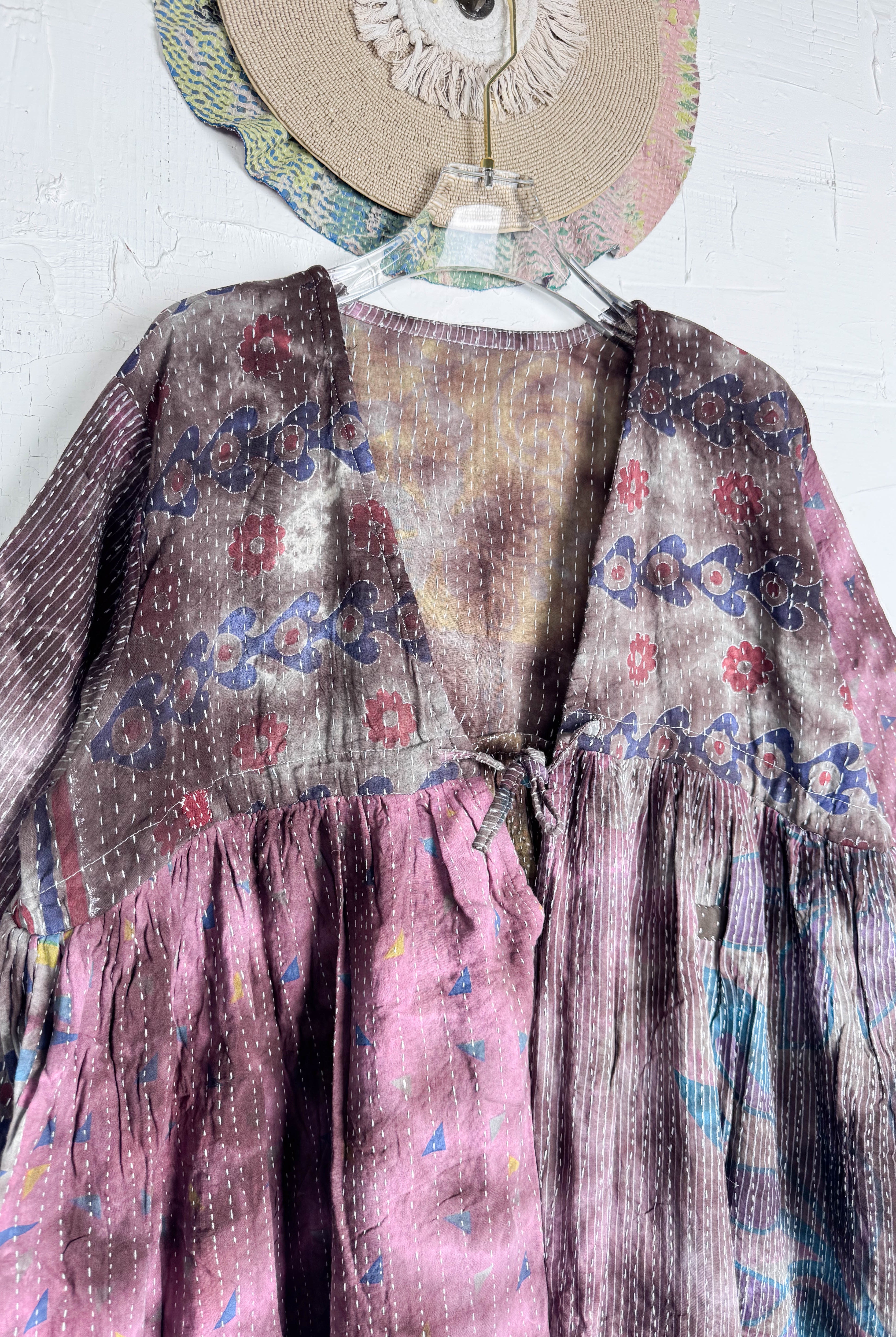 Patterned tie-dye jumpsuit - Love Protect Sustain