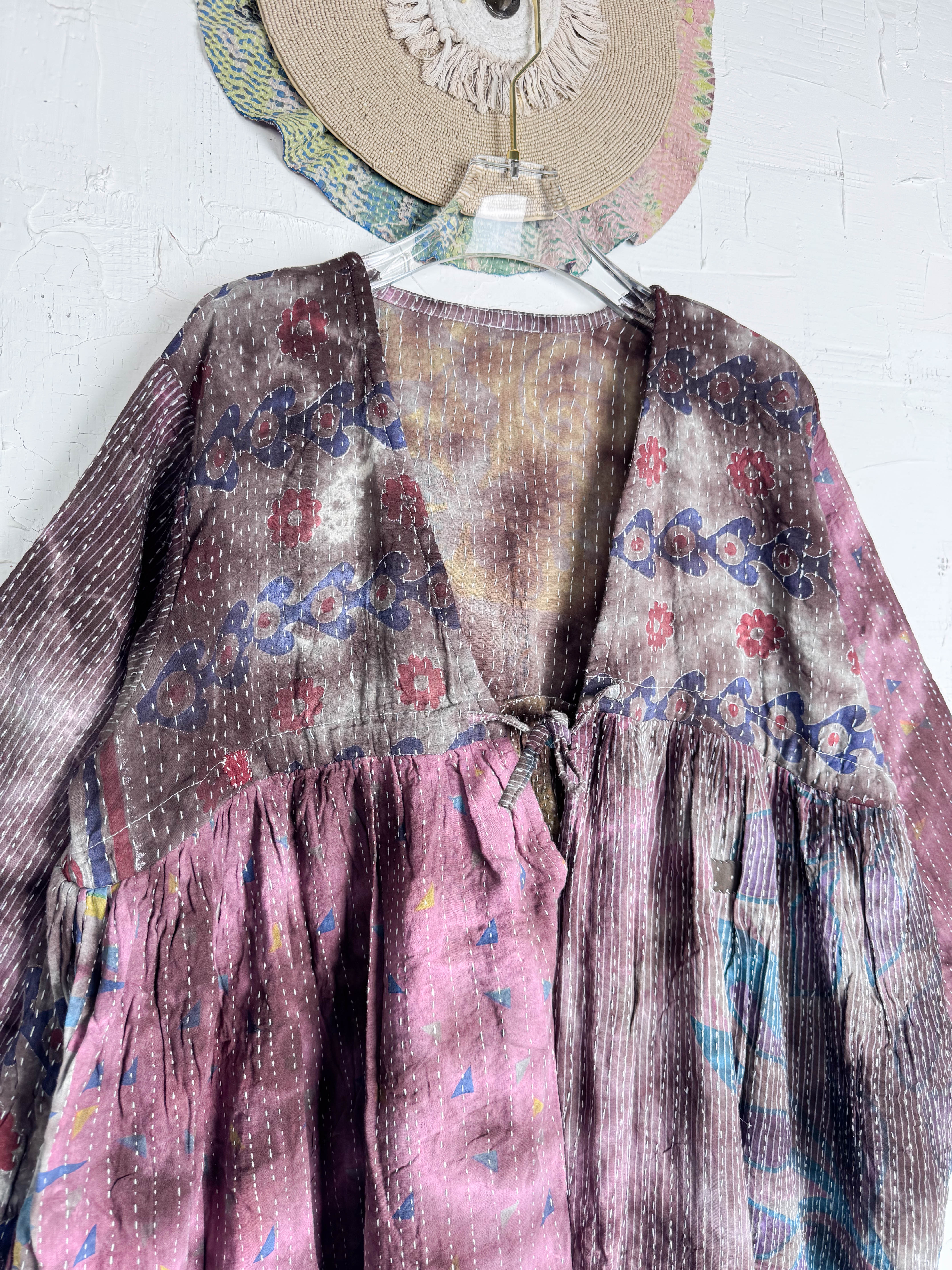 Patterned tie-dye jumpsuit - Love Protect Sustain