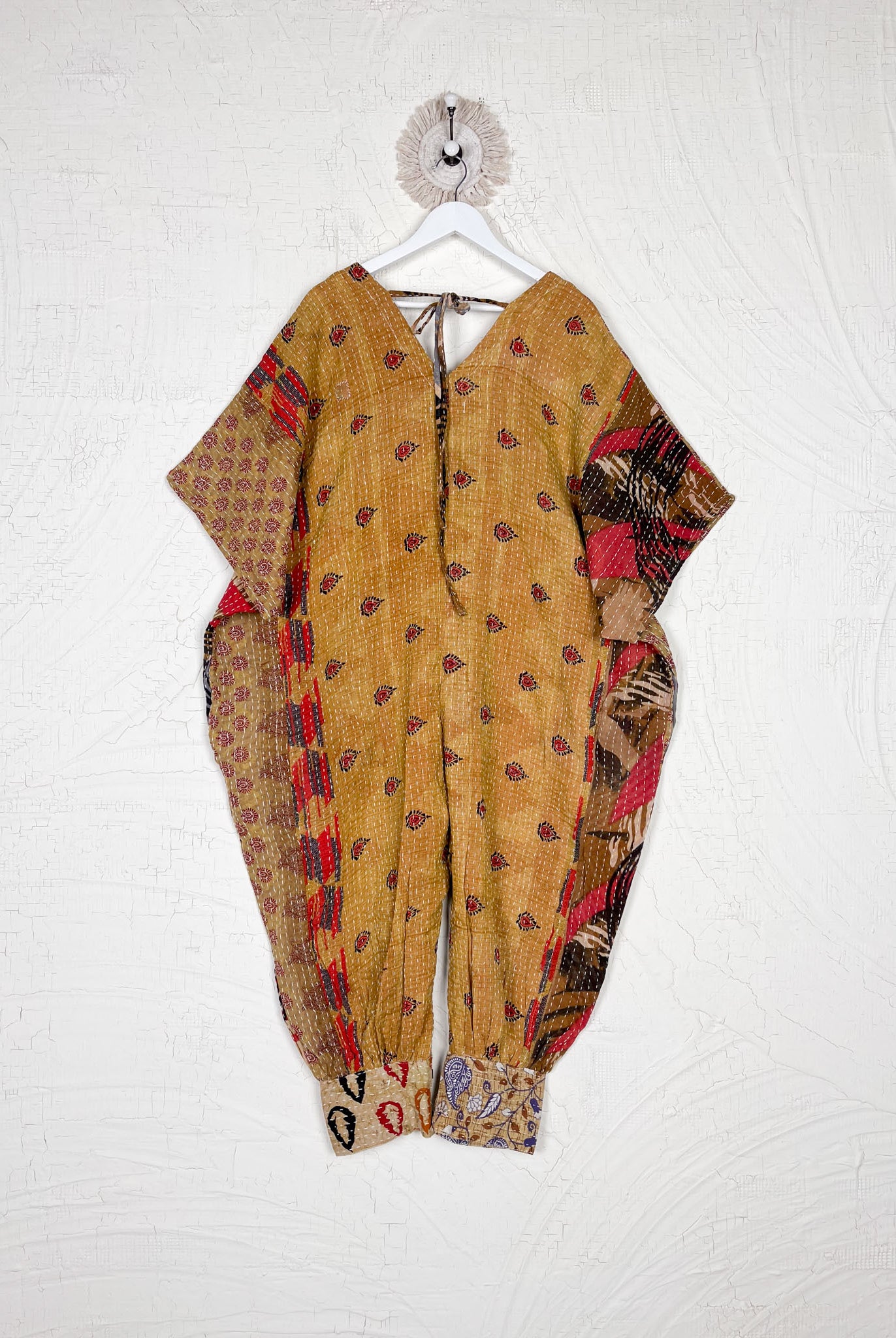 Peach Kantha Jumper - Love Protect Sustain