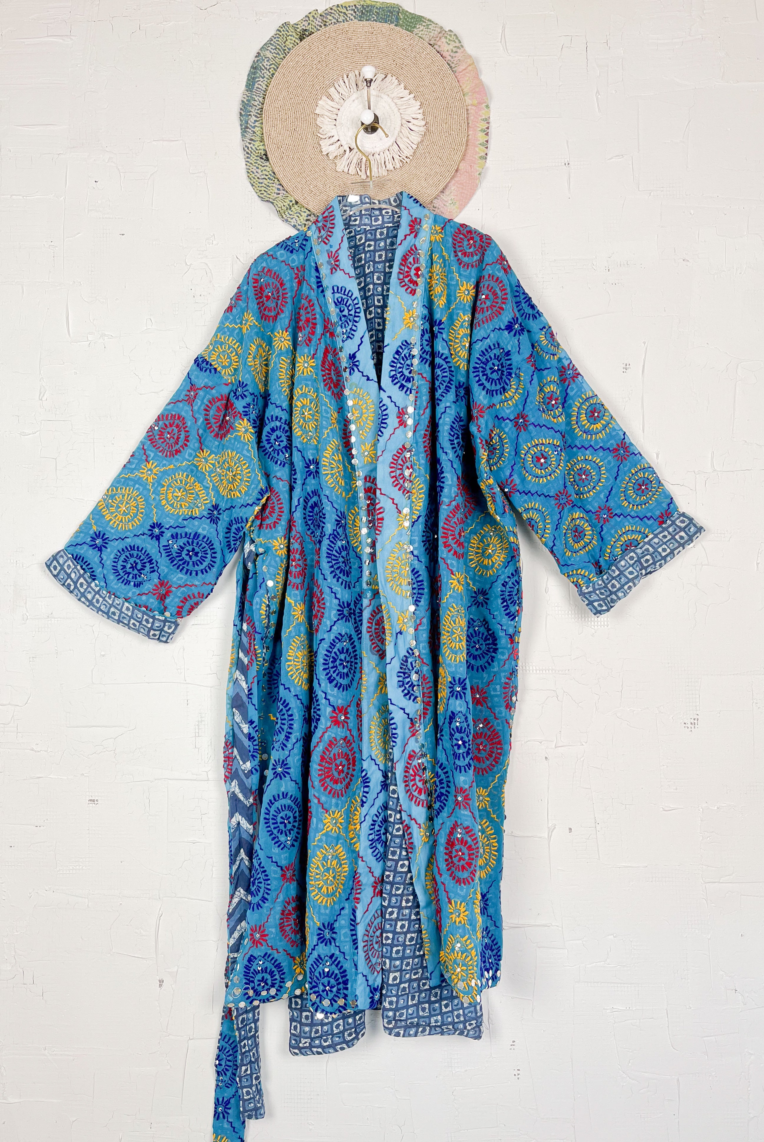 Phulkari Floral Robe - Love Protect Sustain