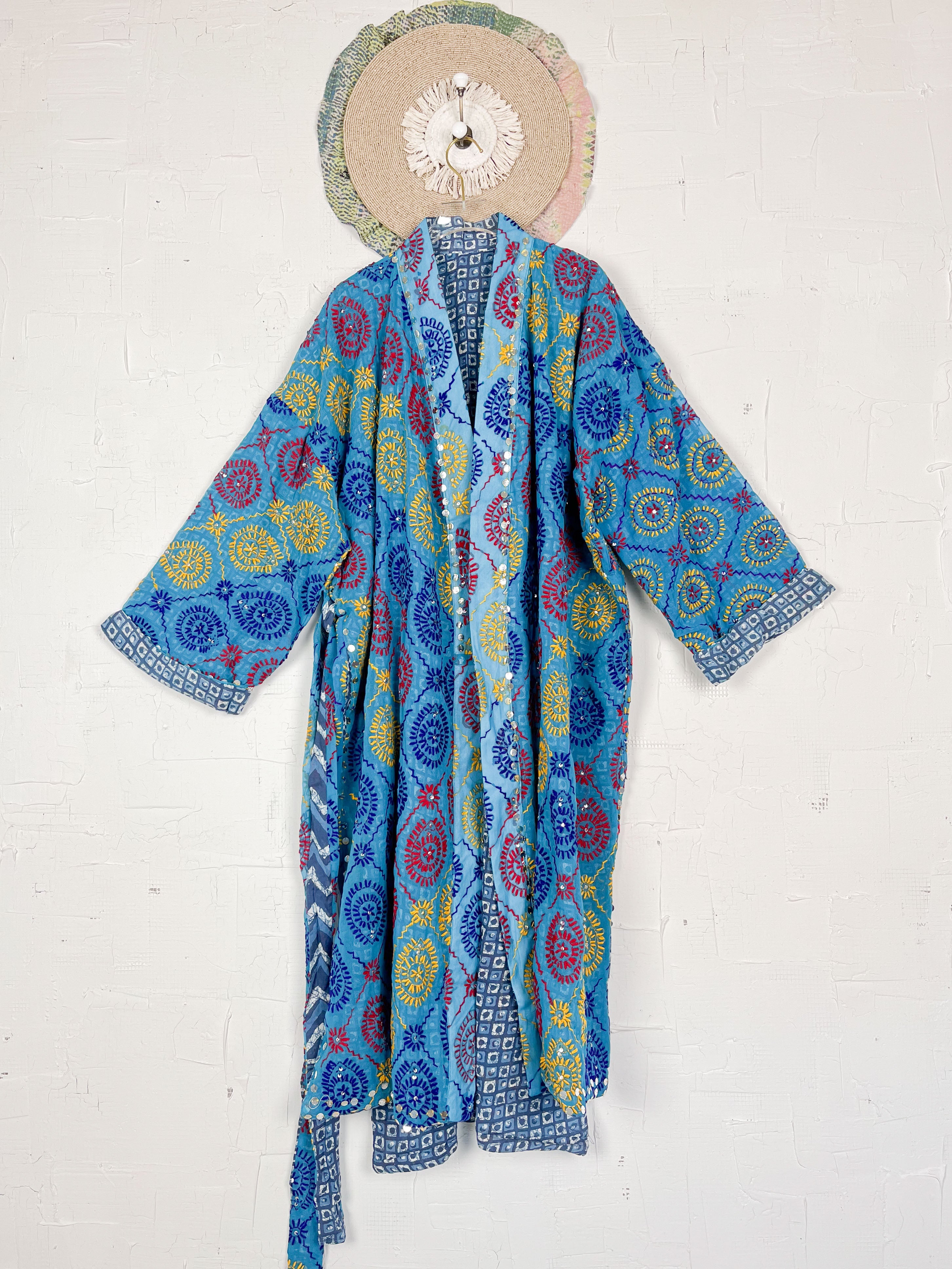 Phulkari Floral Robe - Love Protect Sustain