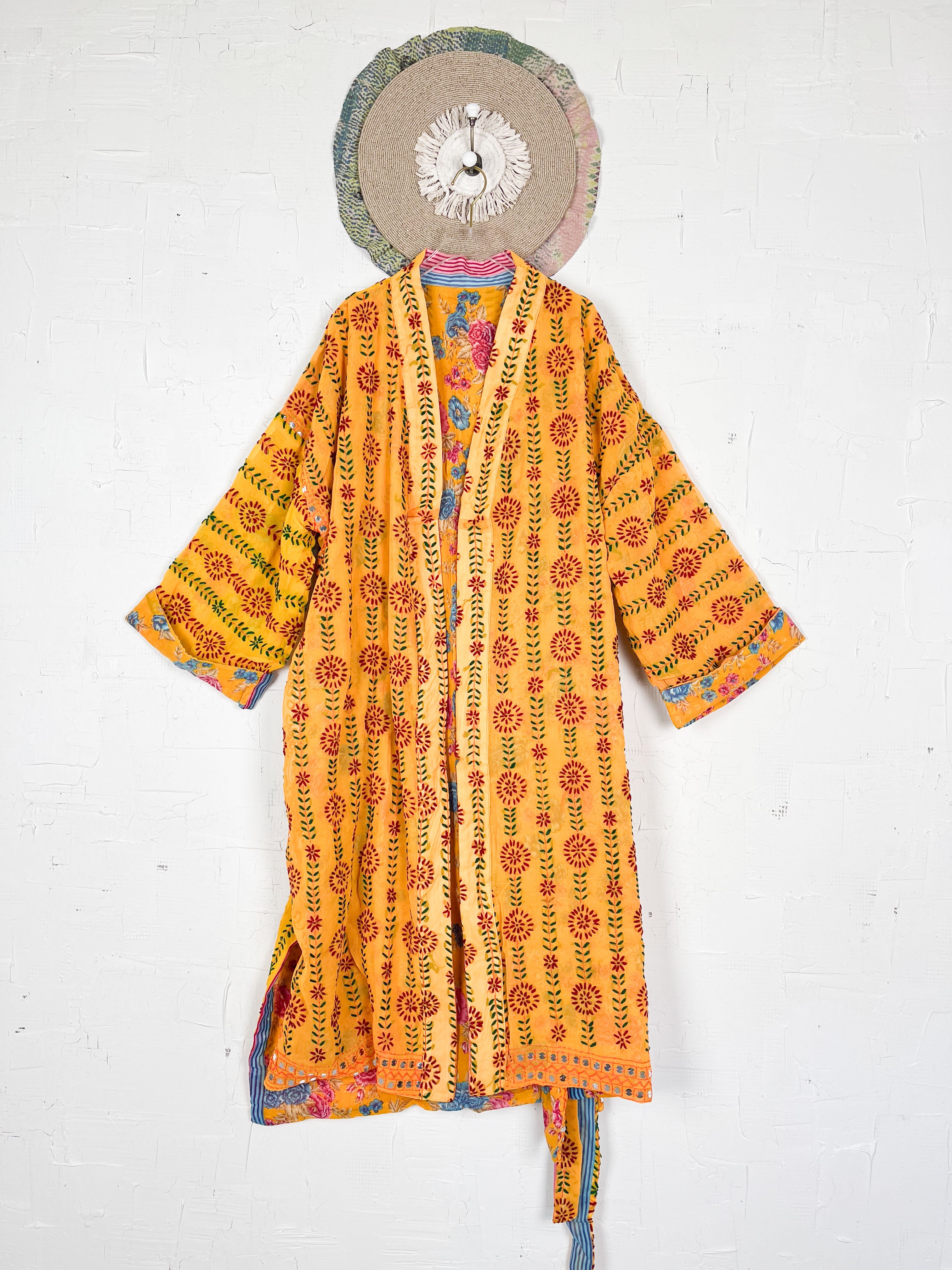 Phulkari Kimono - Love Protect Sustain