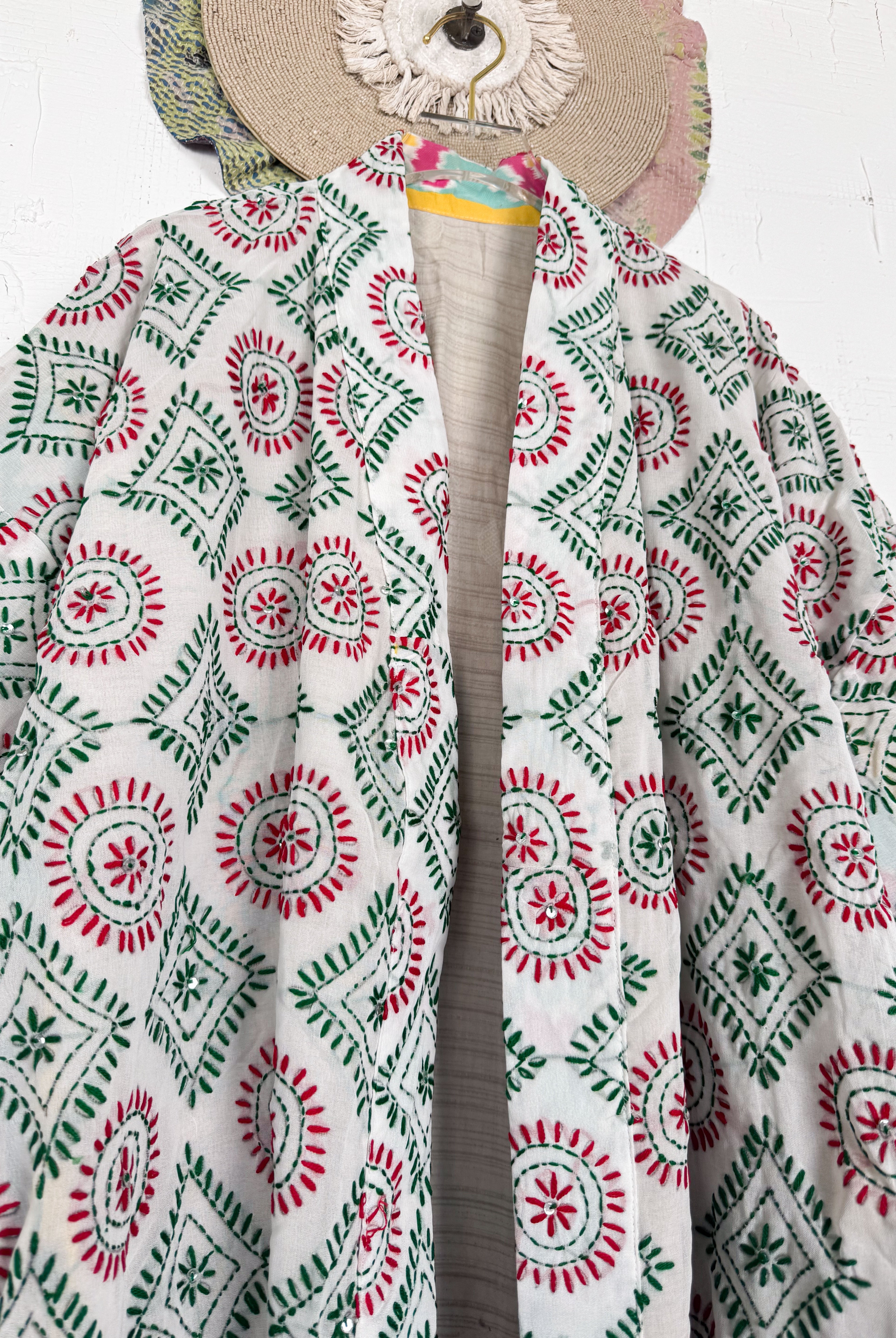 Phulkari Long Robe - Love Protect Sustain